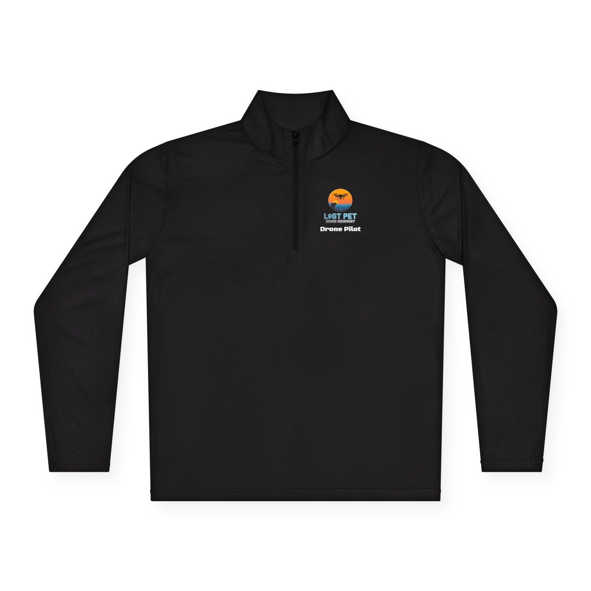 Drone Pilot Quarter-Zip Pullover - FAA LPDR Design