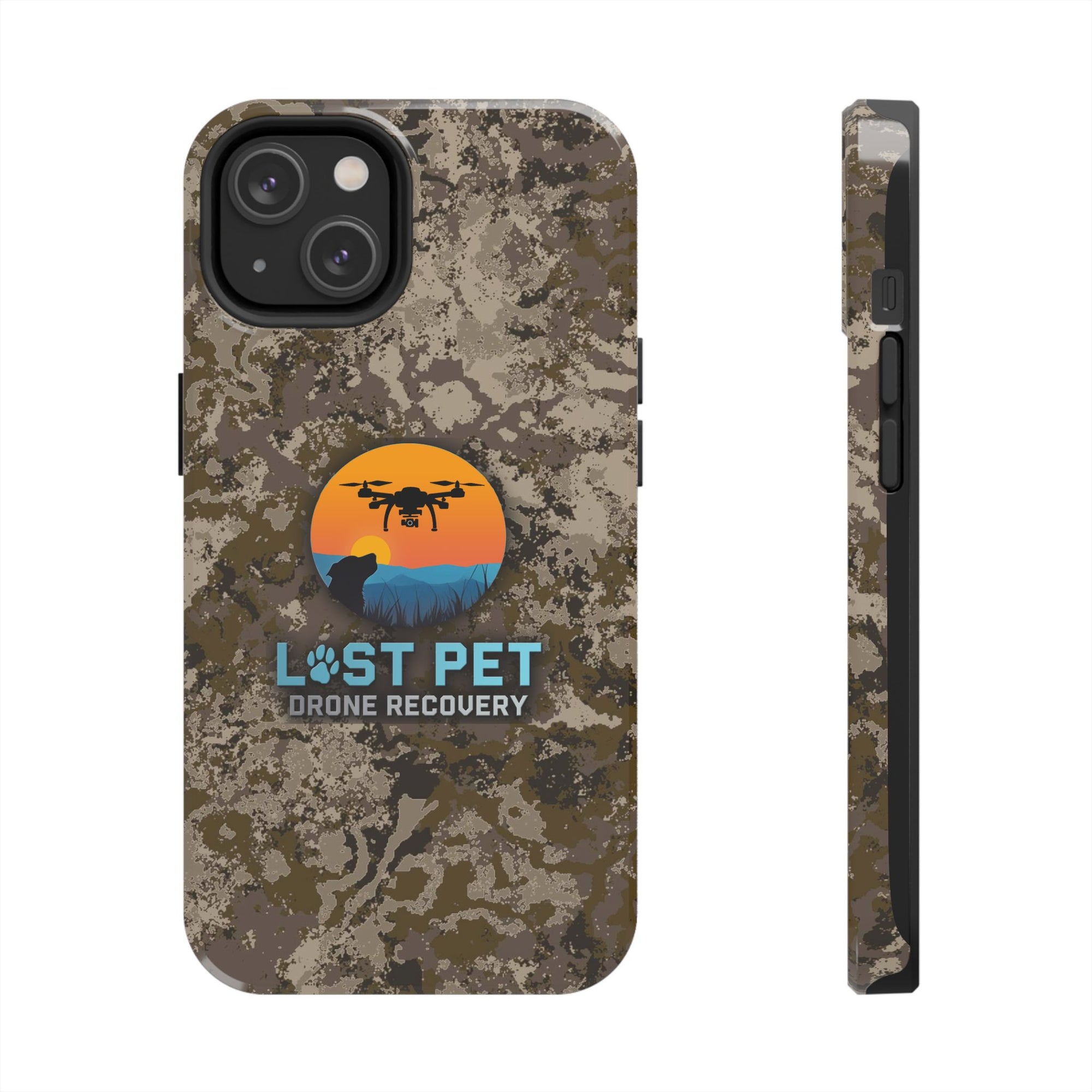 Lost Pet Drone Recovery Phone Case - Camo