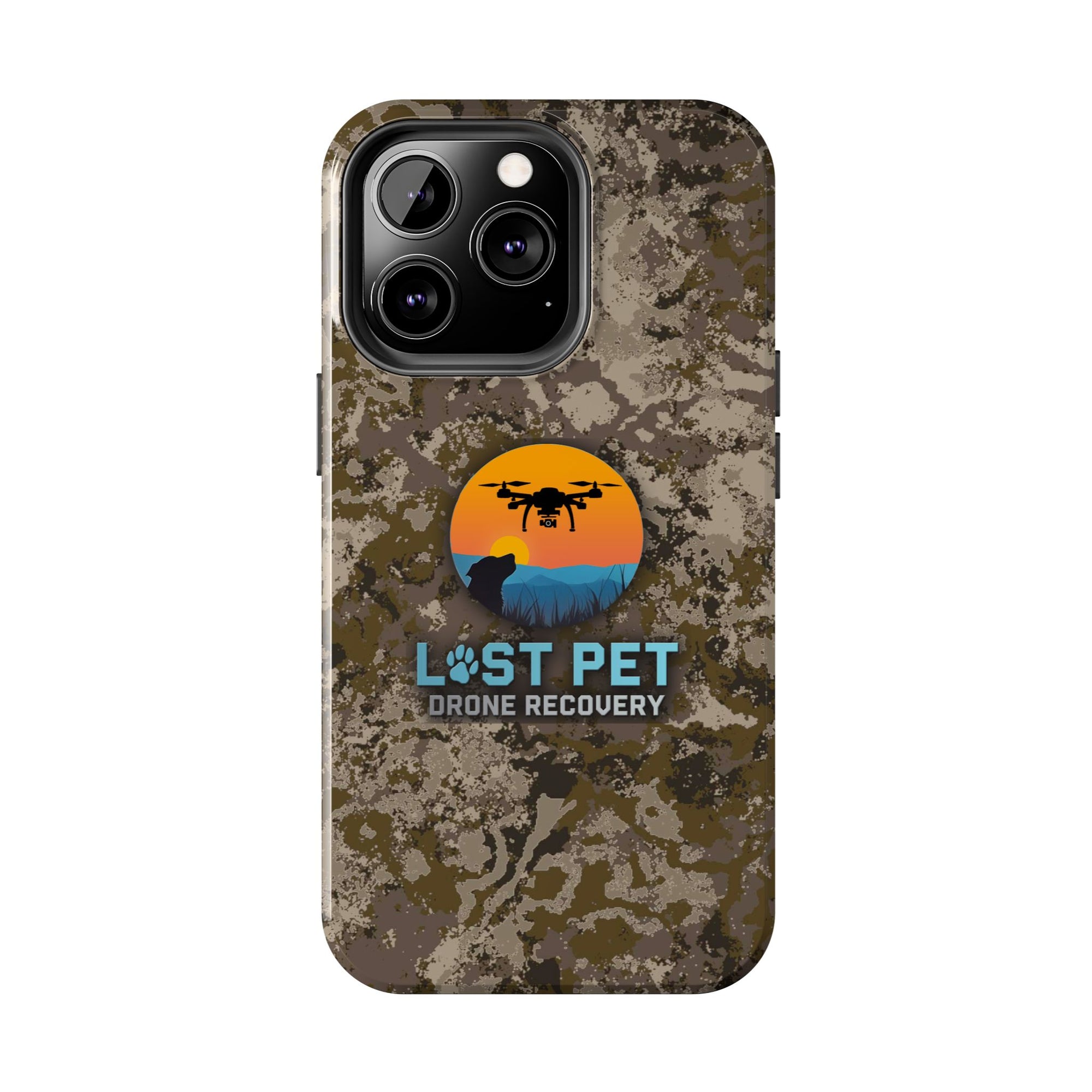 Lost Pet Drone Recovery Phone Case - Camo