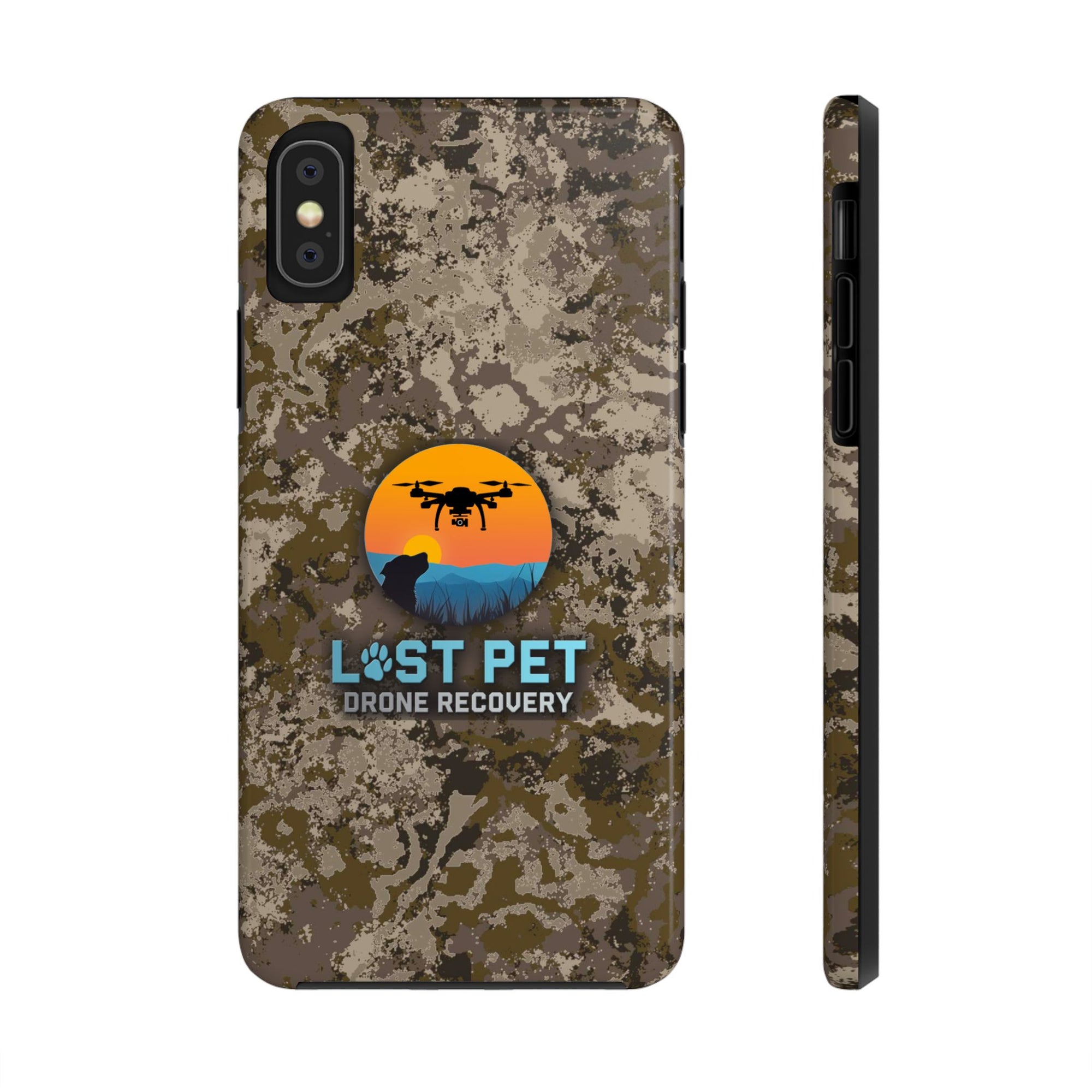 Lost Pet Drone Recovery Phone Case - Camo