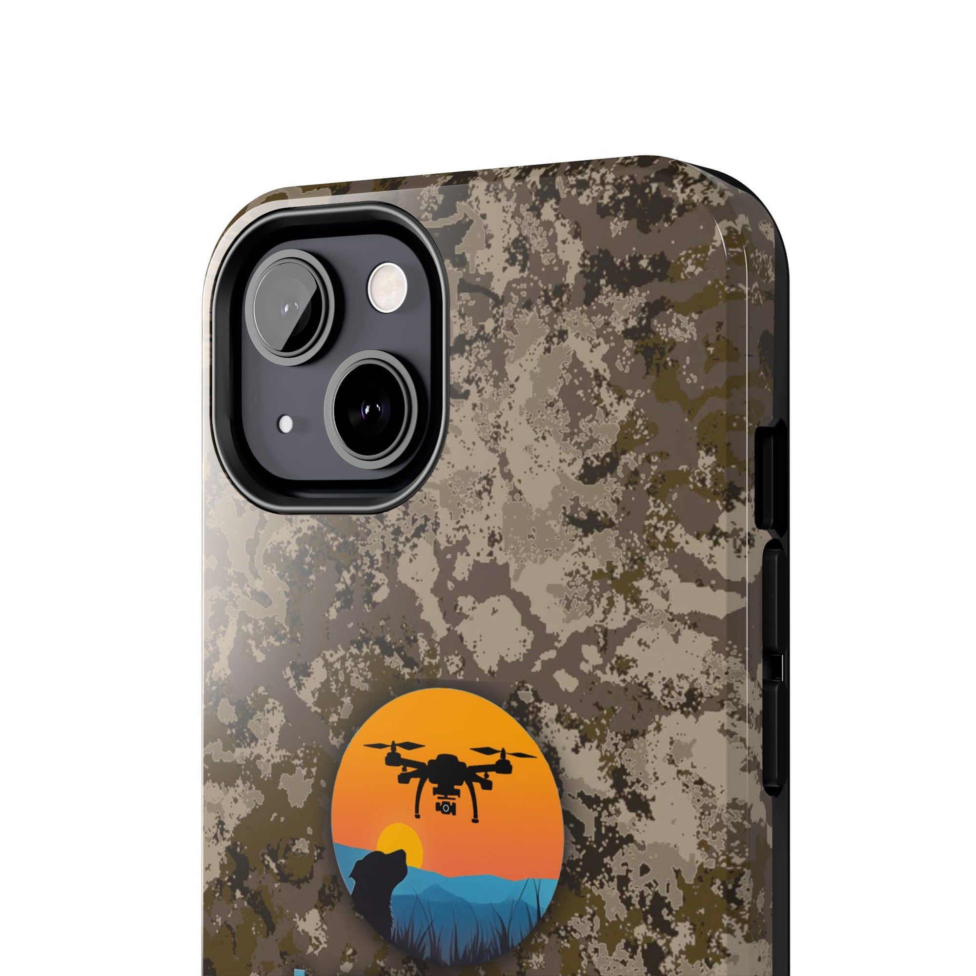 Lost Pet Drone Recovery Phone Case - Camo