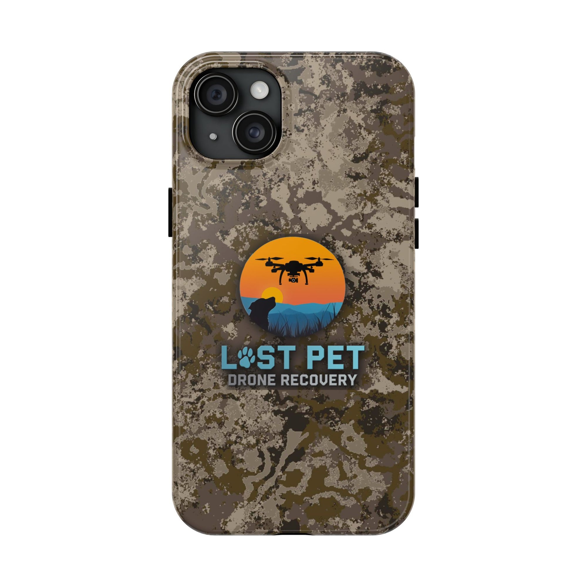 Lost Pet Drone Recovery Phone Case - Camo