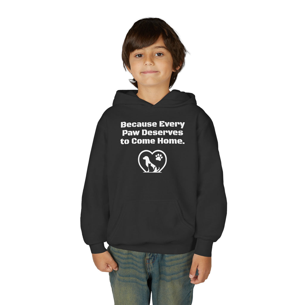 LPDR Hoodie for Youth – Because Every Paw Deserves to Come Home!