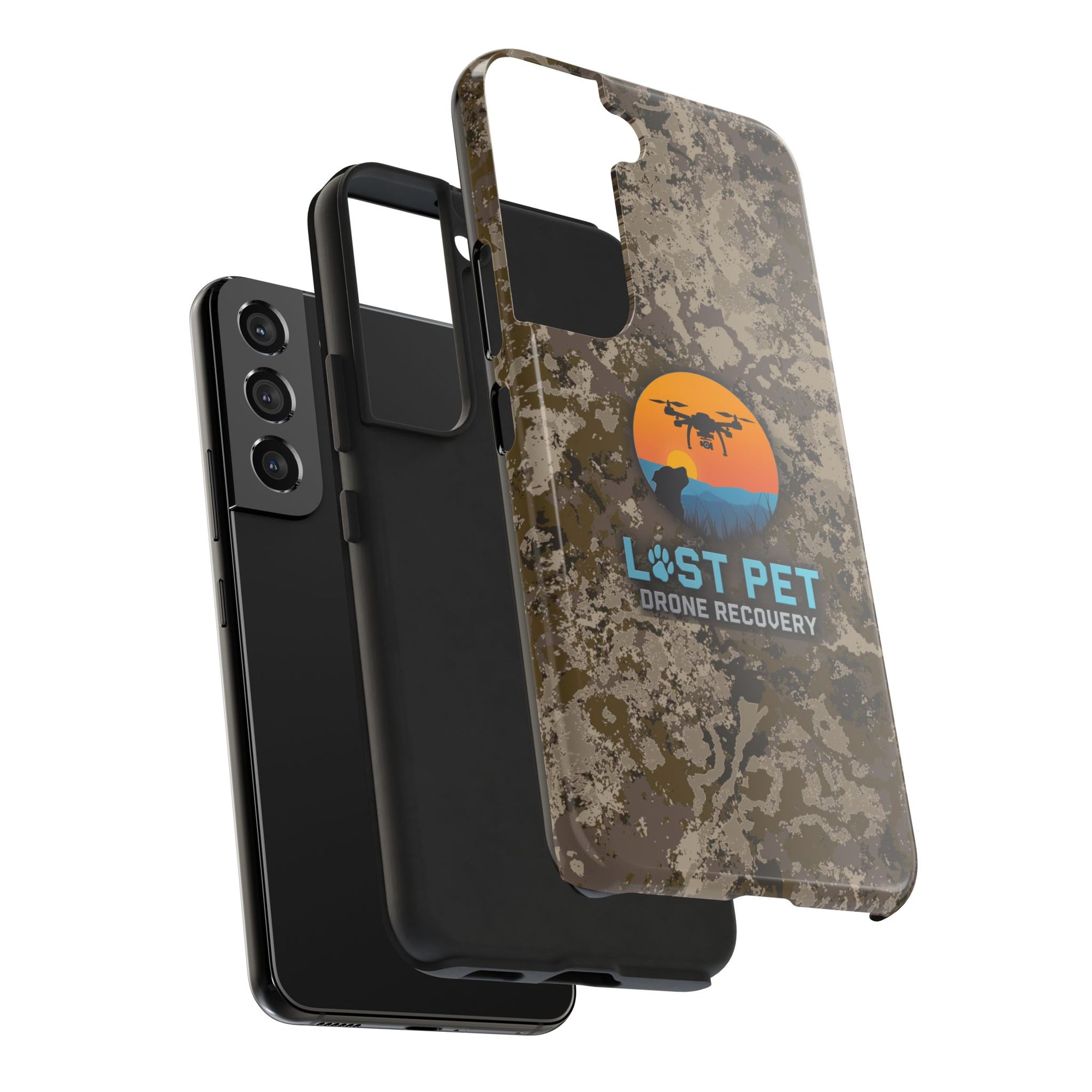 Lost Pet Drone Recovery Phone Case - Camo