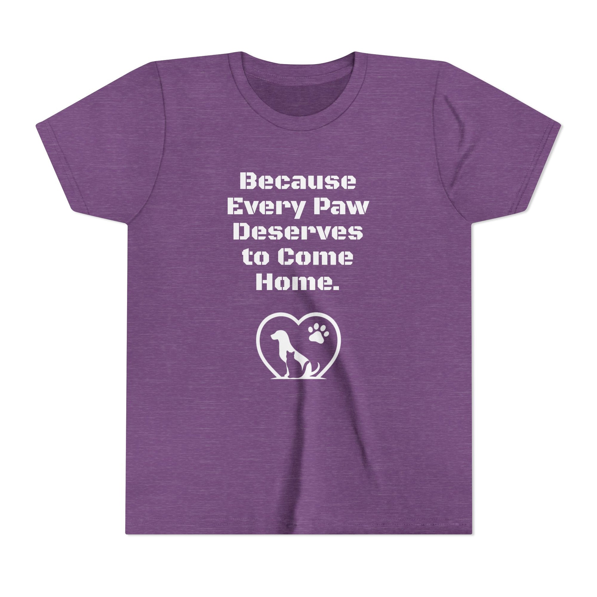 LPDR Youth Tee - Every Paw Deserves to Come Home