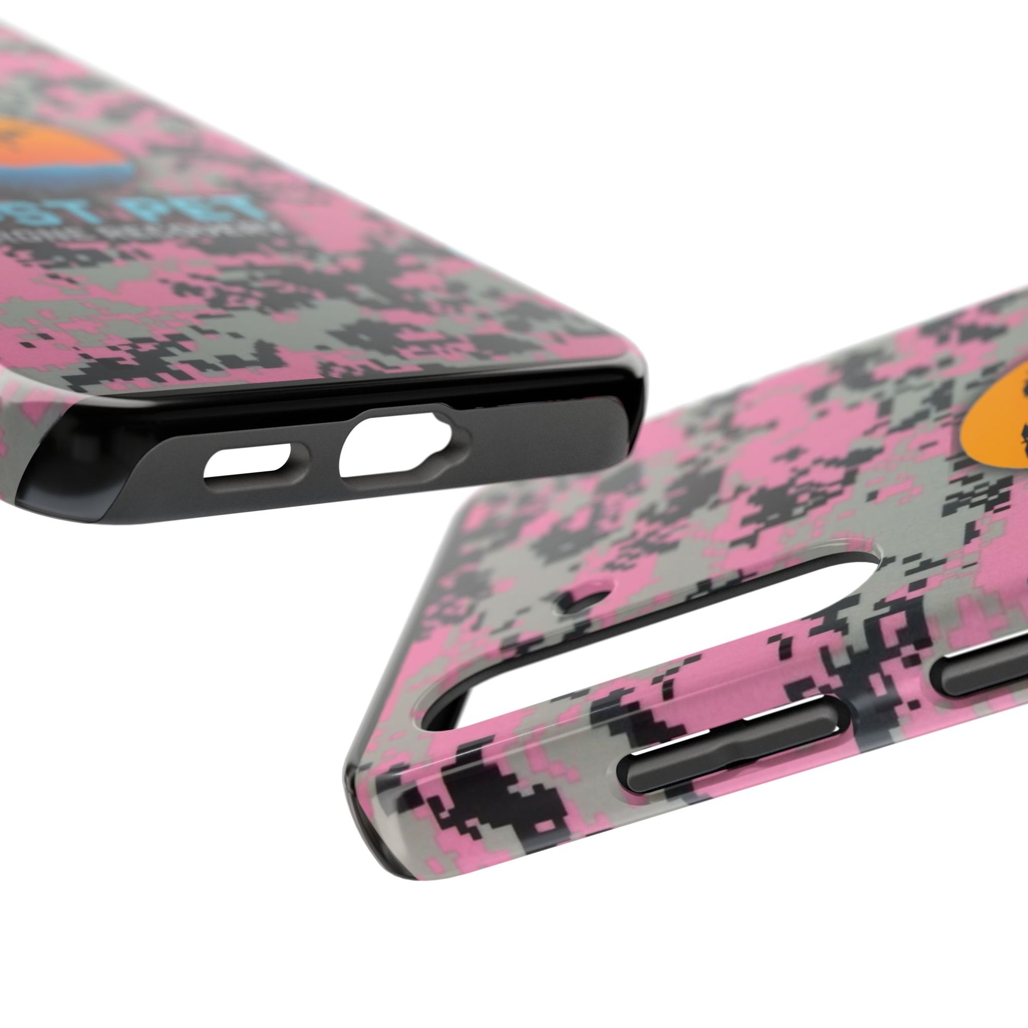 Lost Pet Drone Recovery Phone Case - Pink Camo