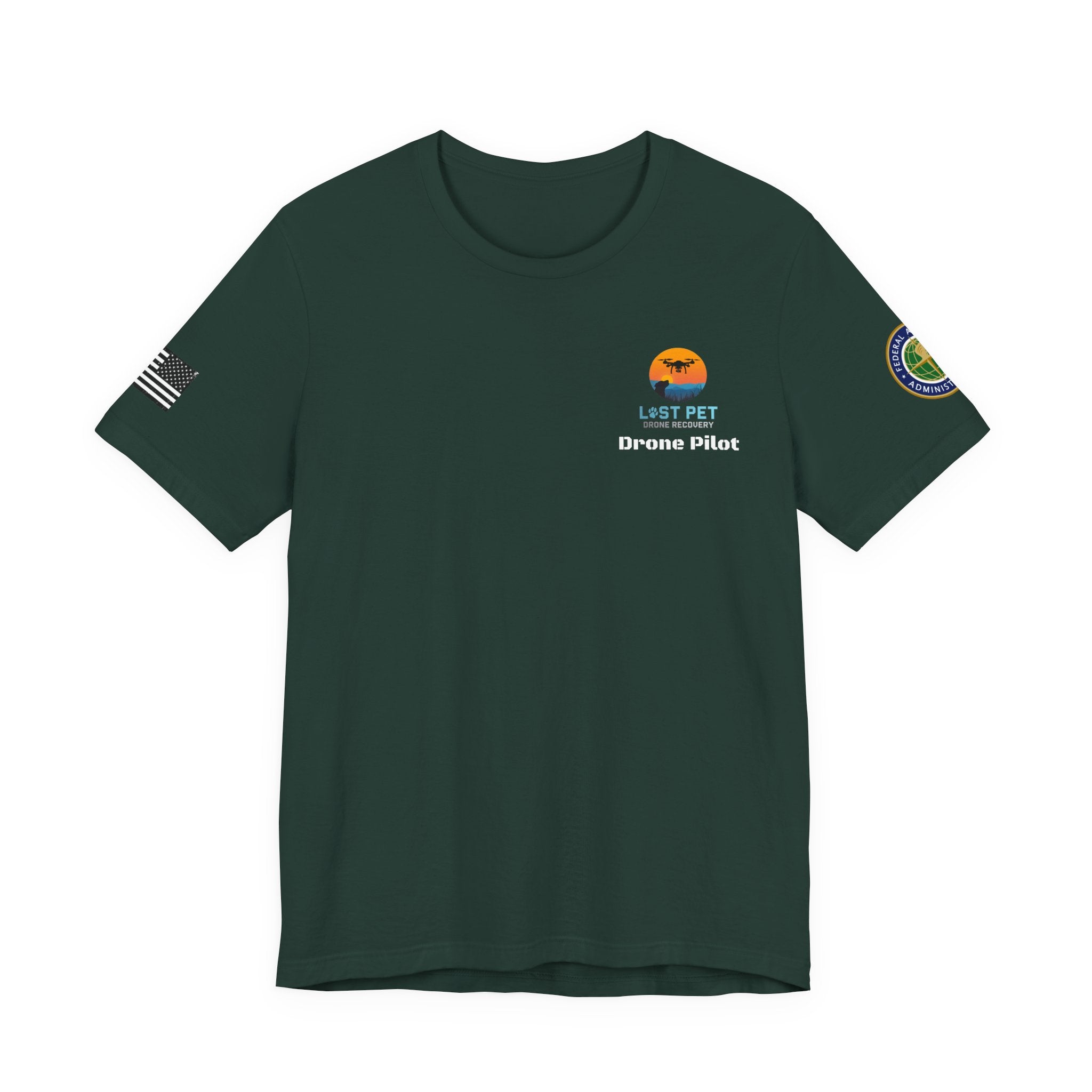 Custom FAA Drone Pilot Tee - LPDR