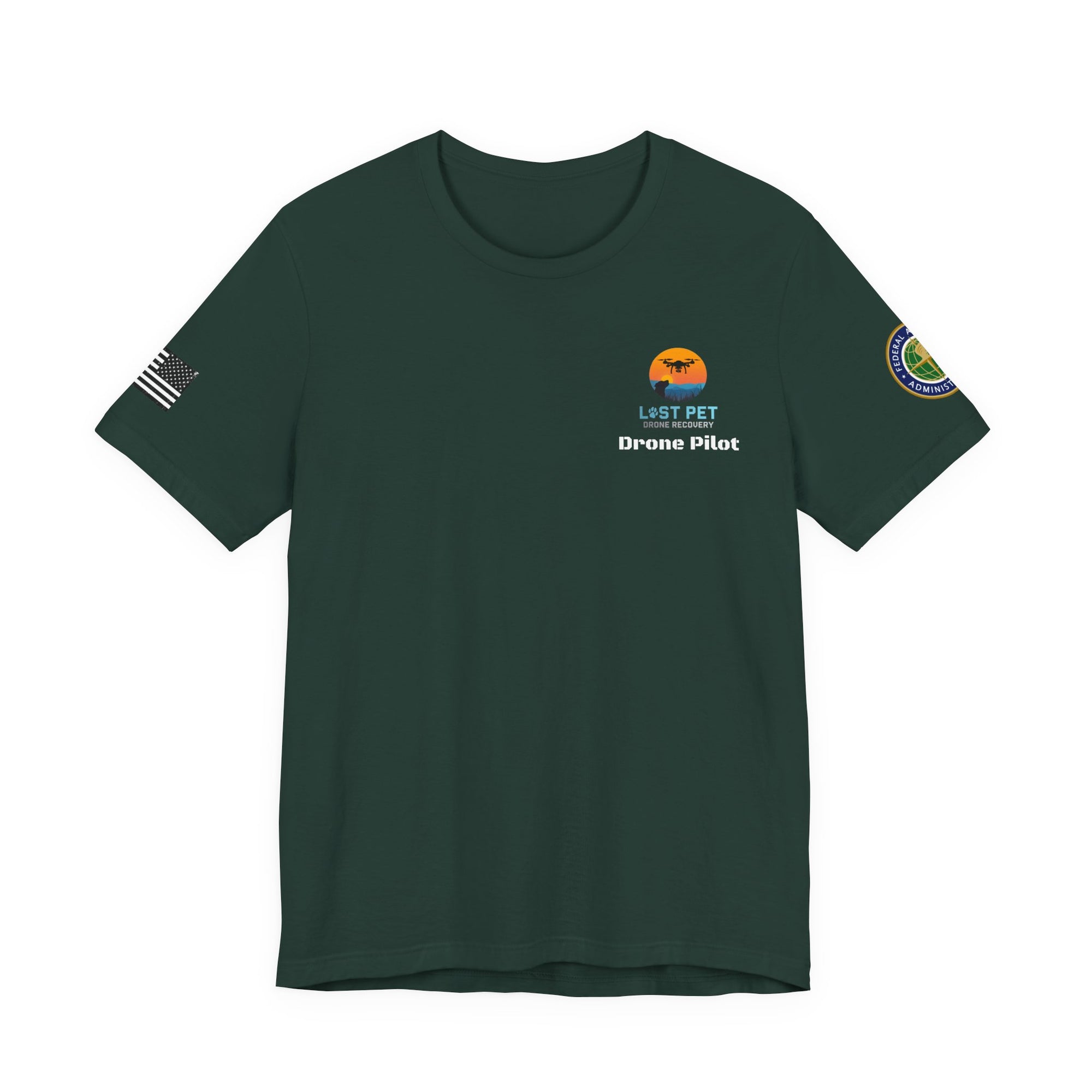 Custom FAA Drone Pilot Tee - LPDR
