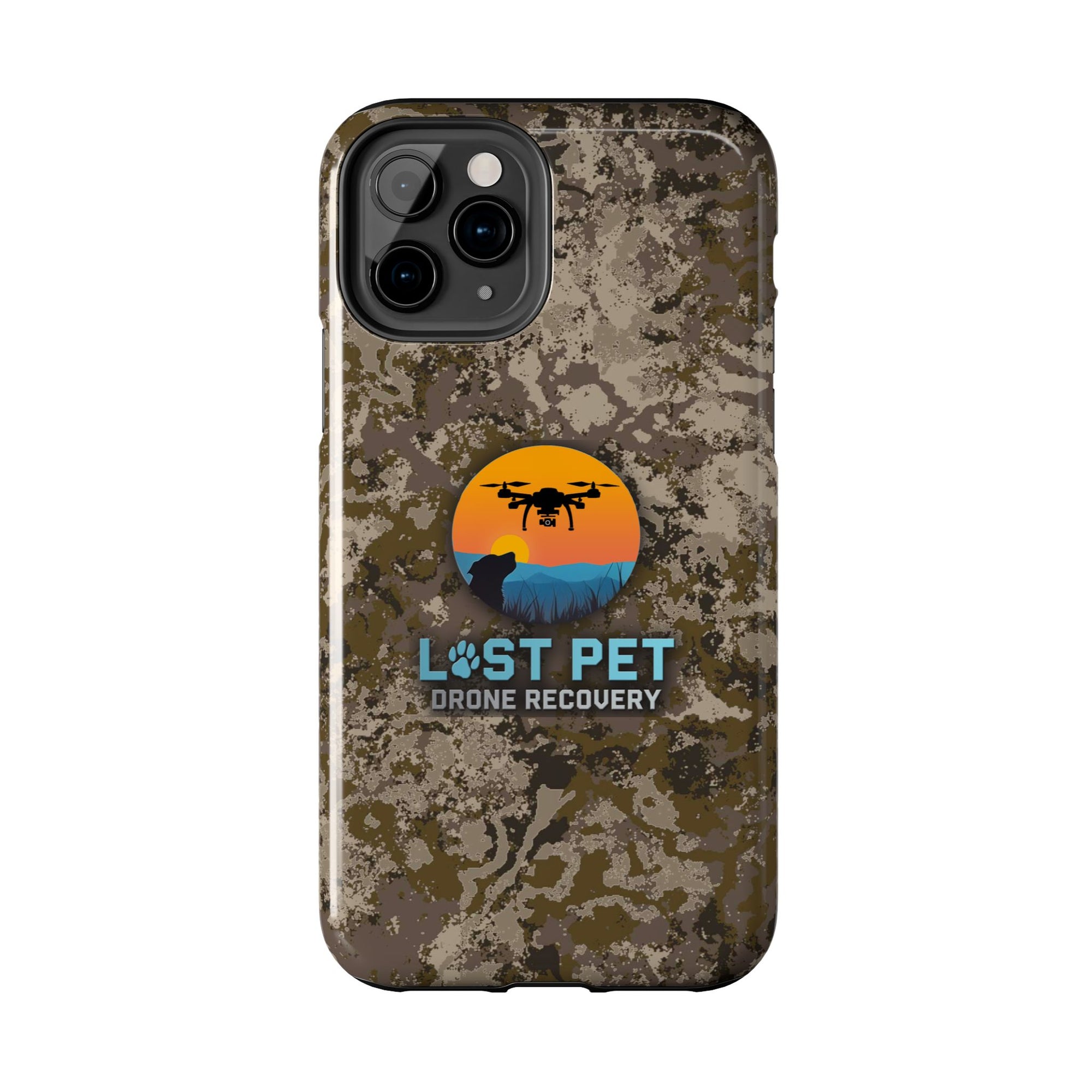 Lost Pet Drone Recovery Phone Case - Camo