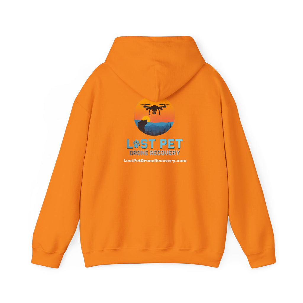 Blaze Orange Lost Pet Recovery Hoodie - Unisex