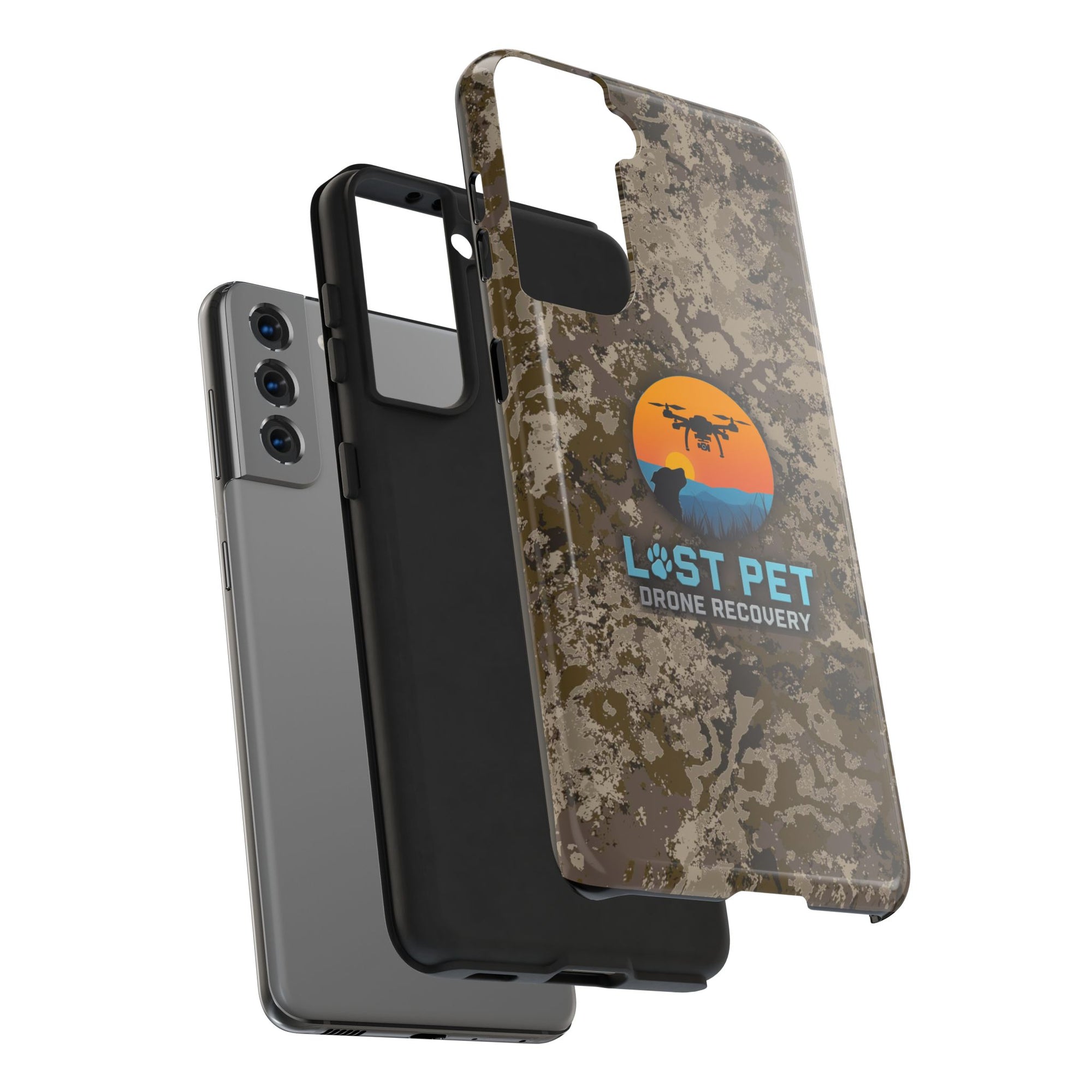 Lost Pet Drone Recovery Phone Case - Camo