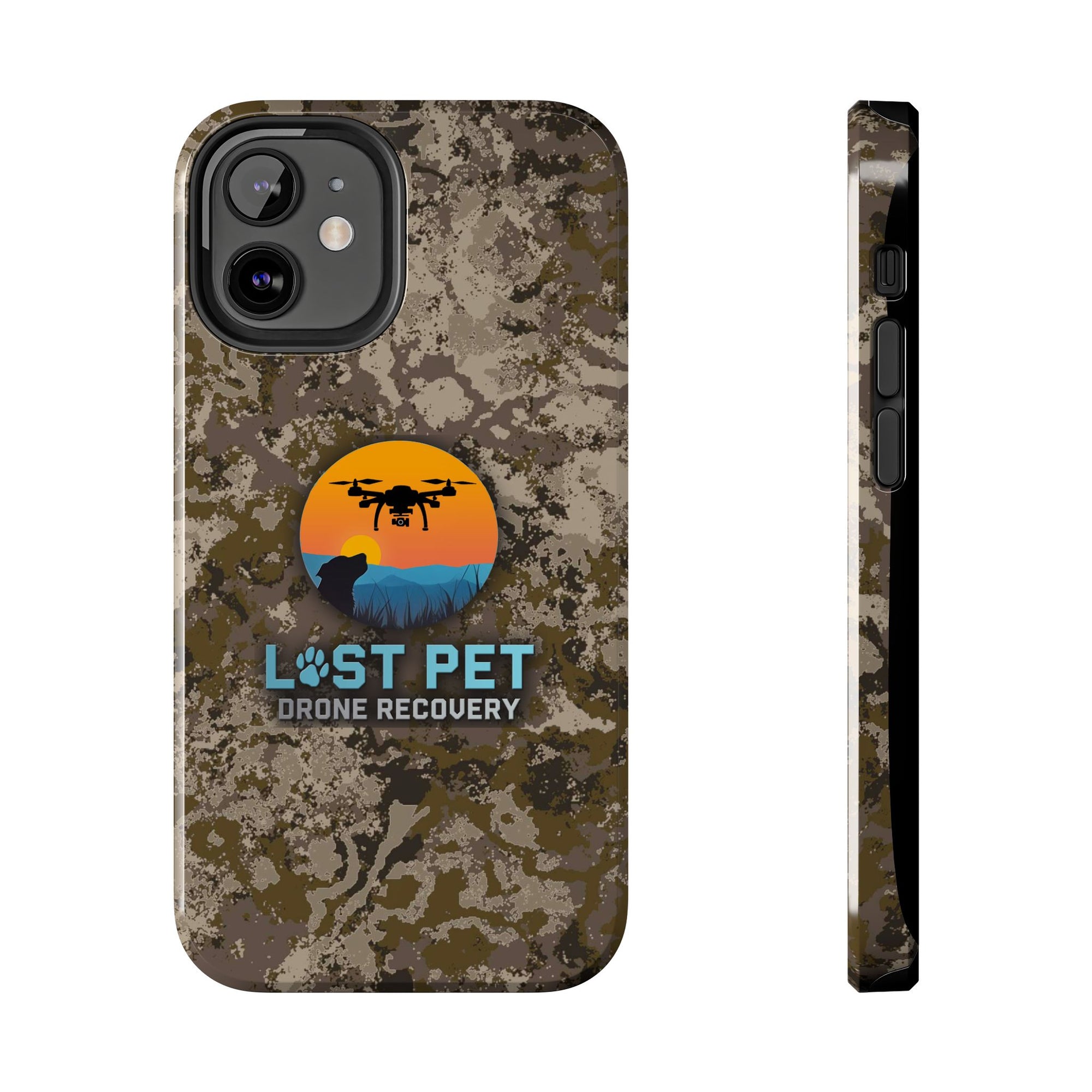 Lost Pet Drone Recovery Phone Case - Camo