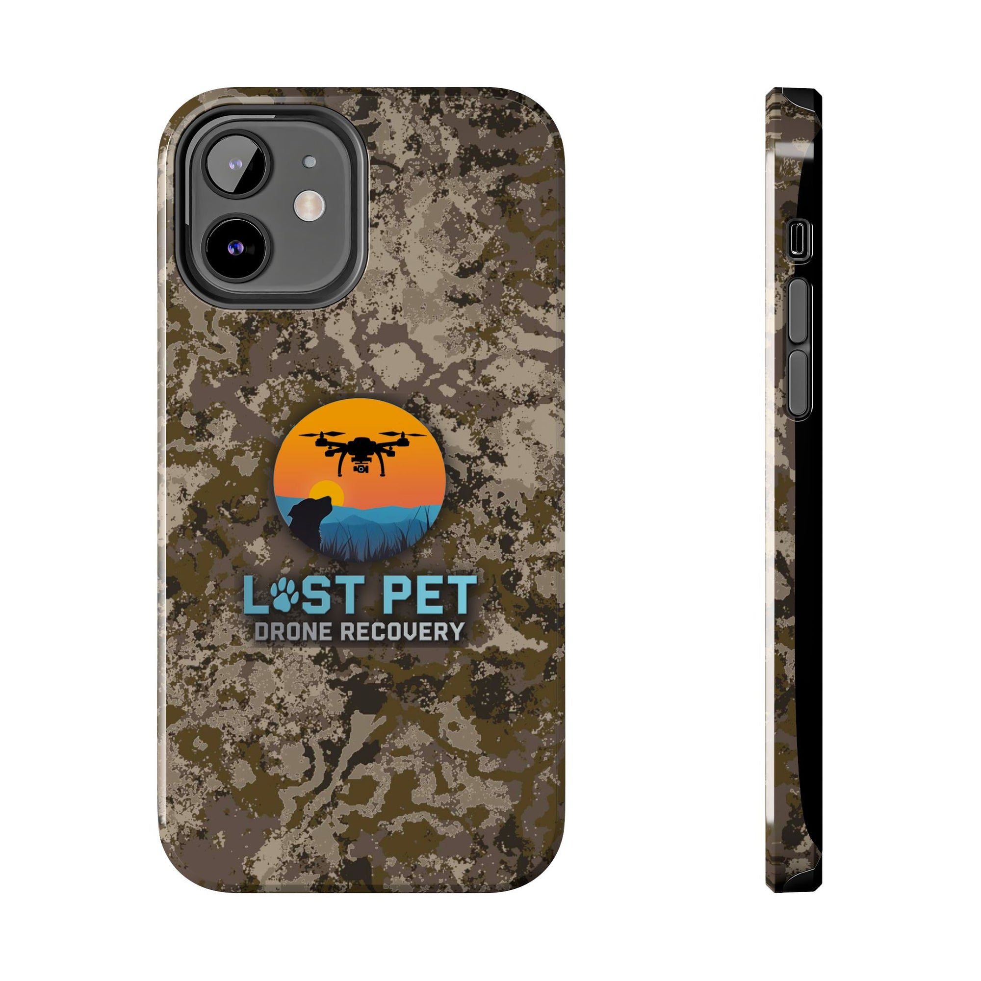 Lost Pet Drone Recovery Phone Case - Camo