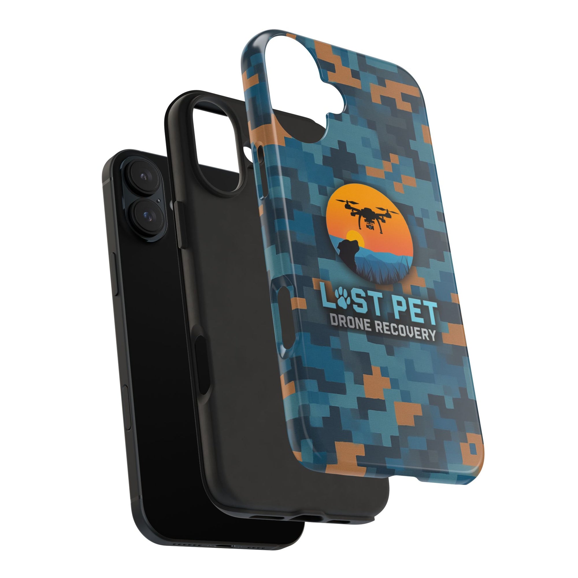 Lost Pet Drone Recovery Phone Case - *Signature LPDR Brand Camo*
