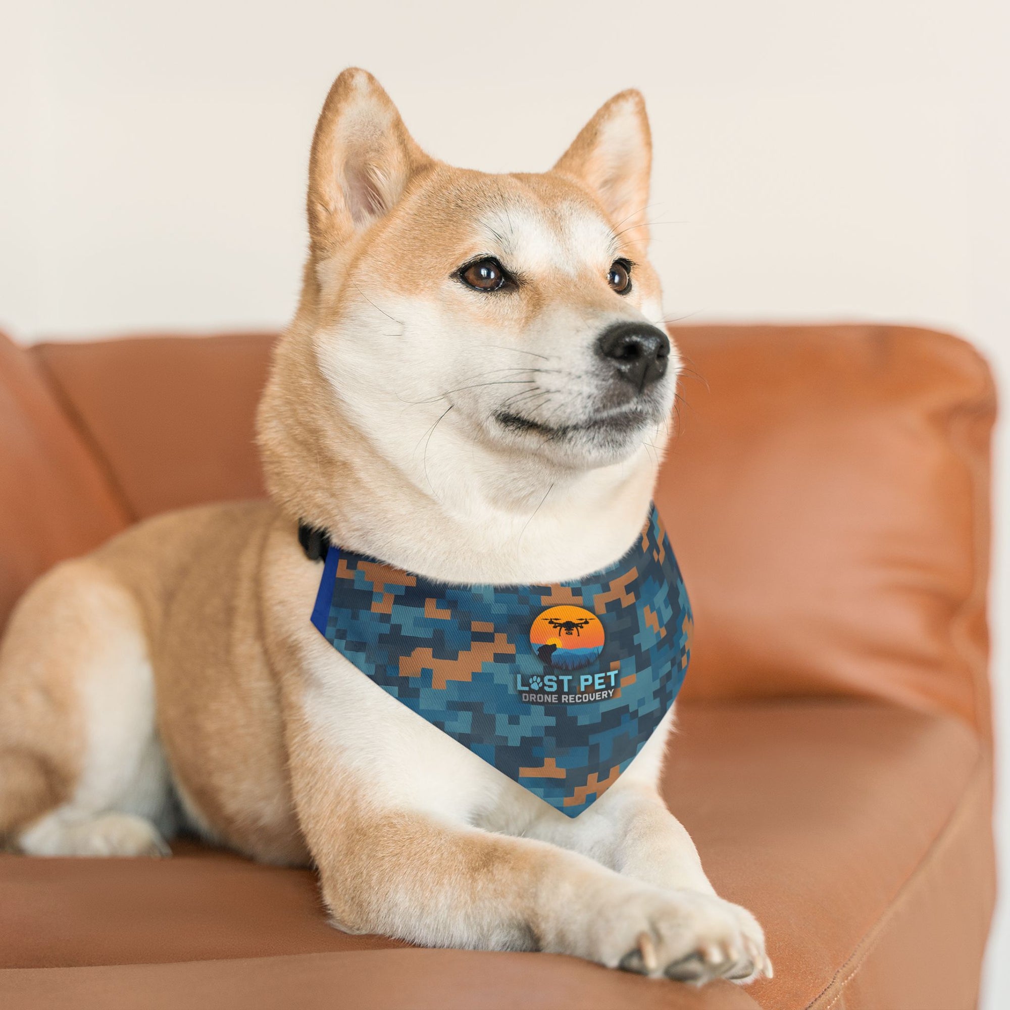 Pet Bandana Collar - Lost Pet Drone Recovery
