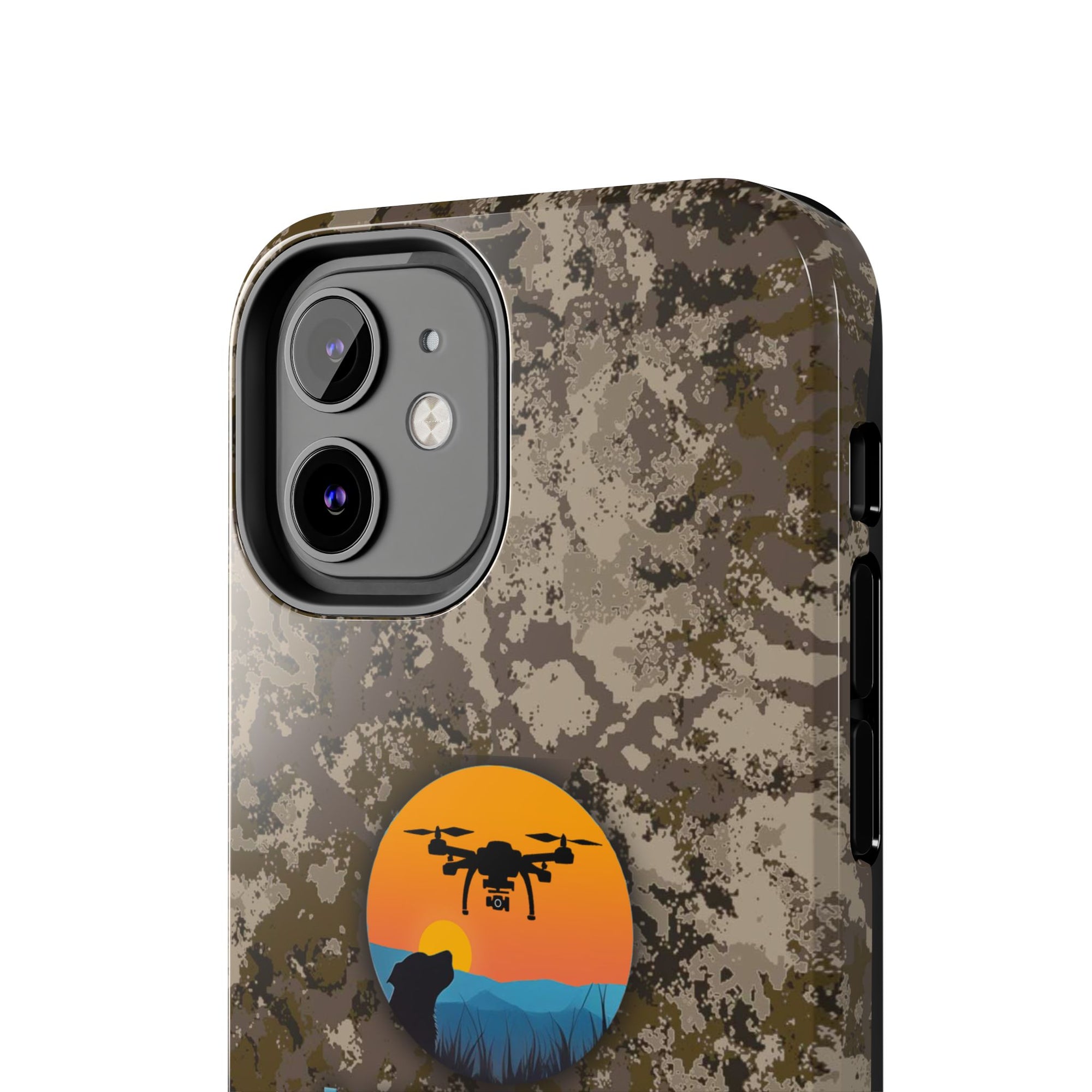 Lost Pet Drone Recovery Phone Case - Camo