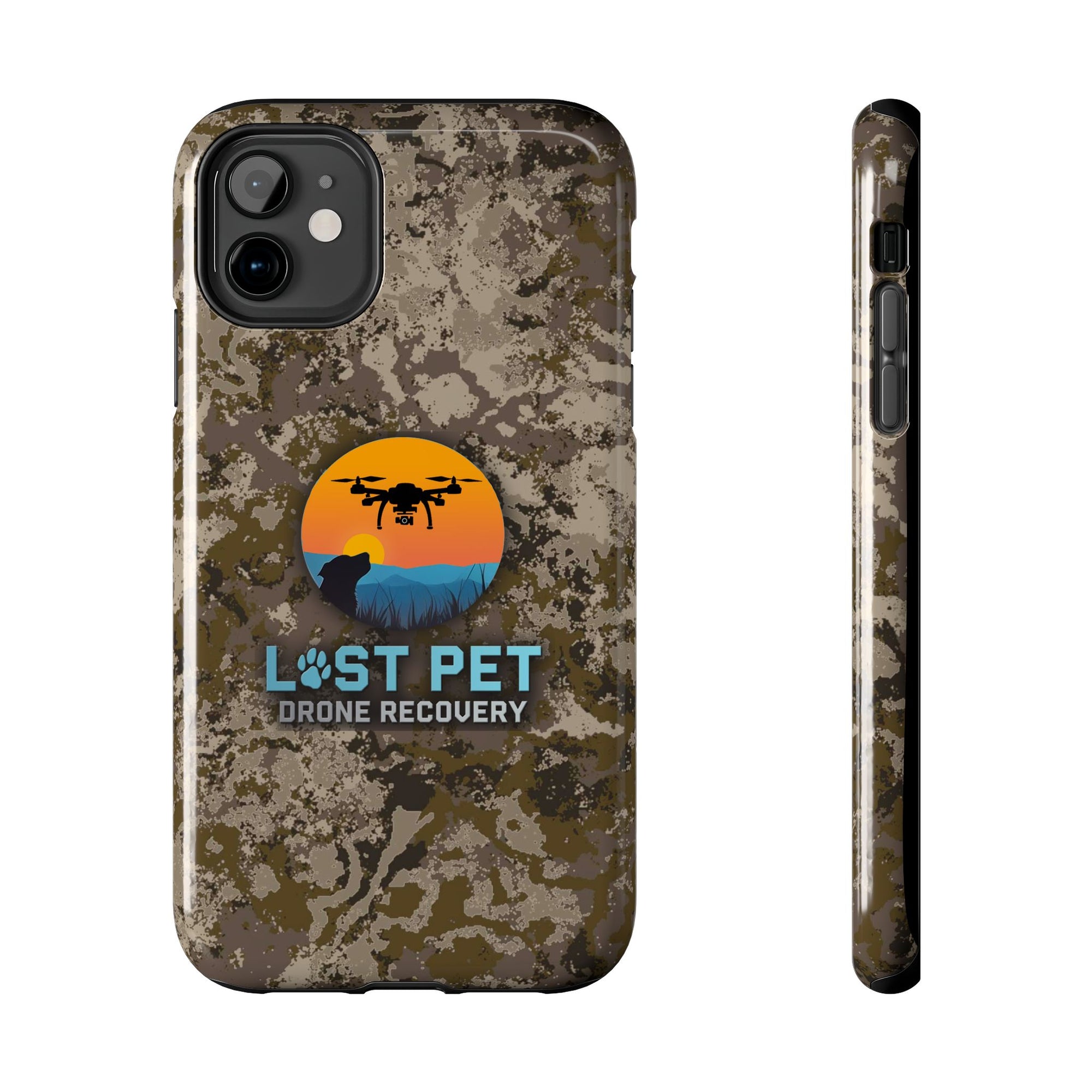 Lost Pet Drone Recovery Phone Case - Camo
