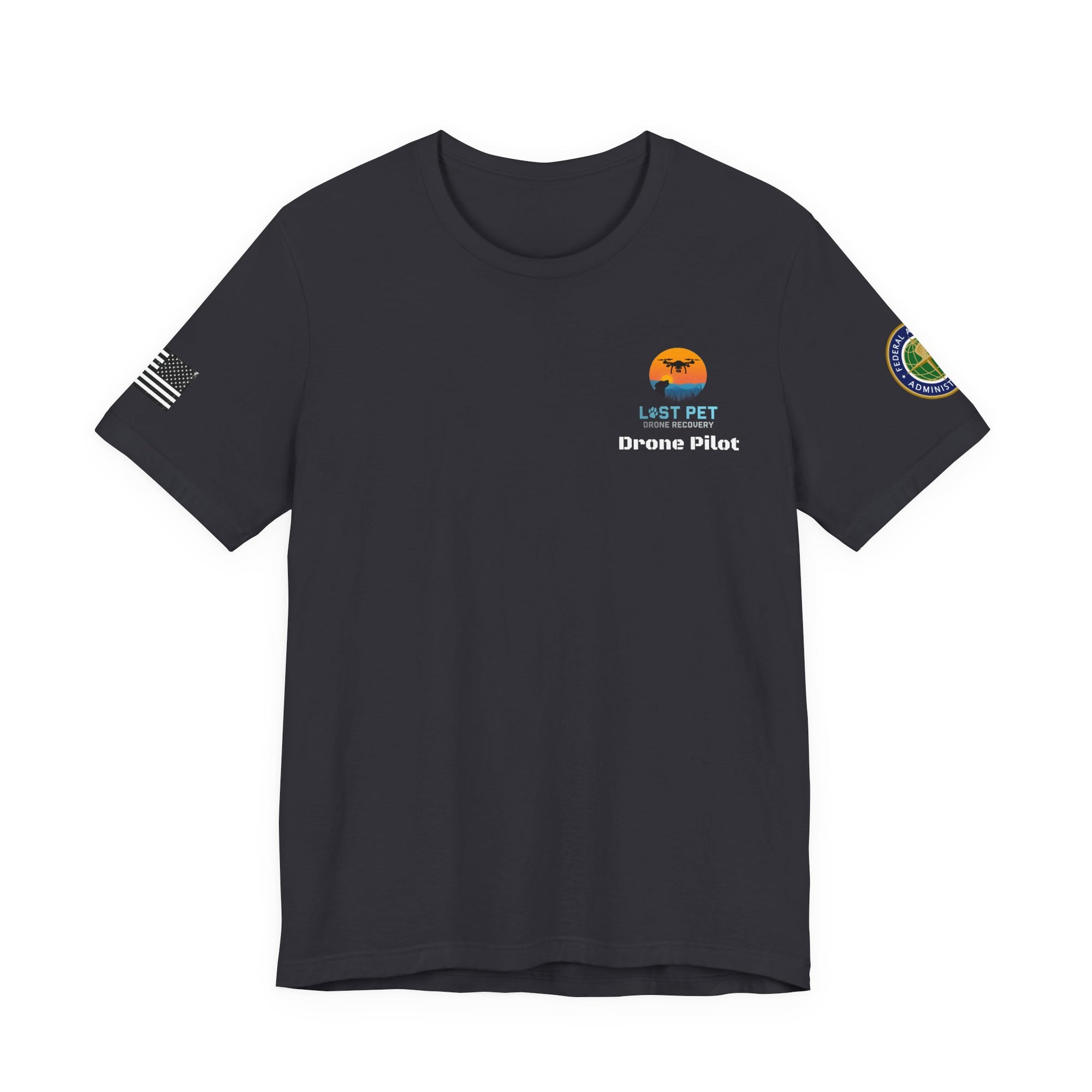 Custom FAA Drone Pilot Tee - LPDR