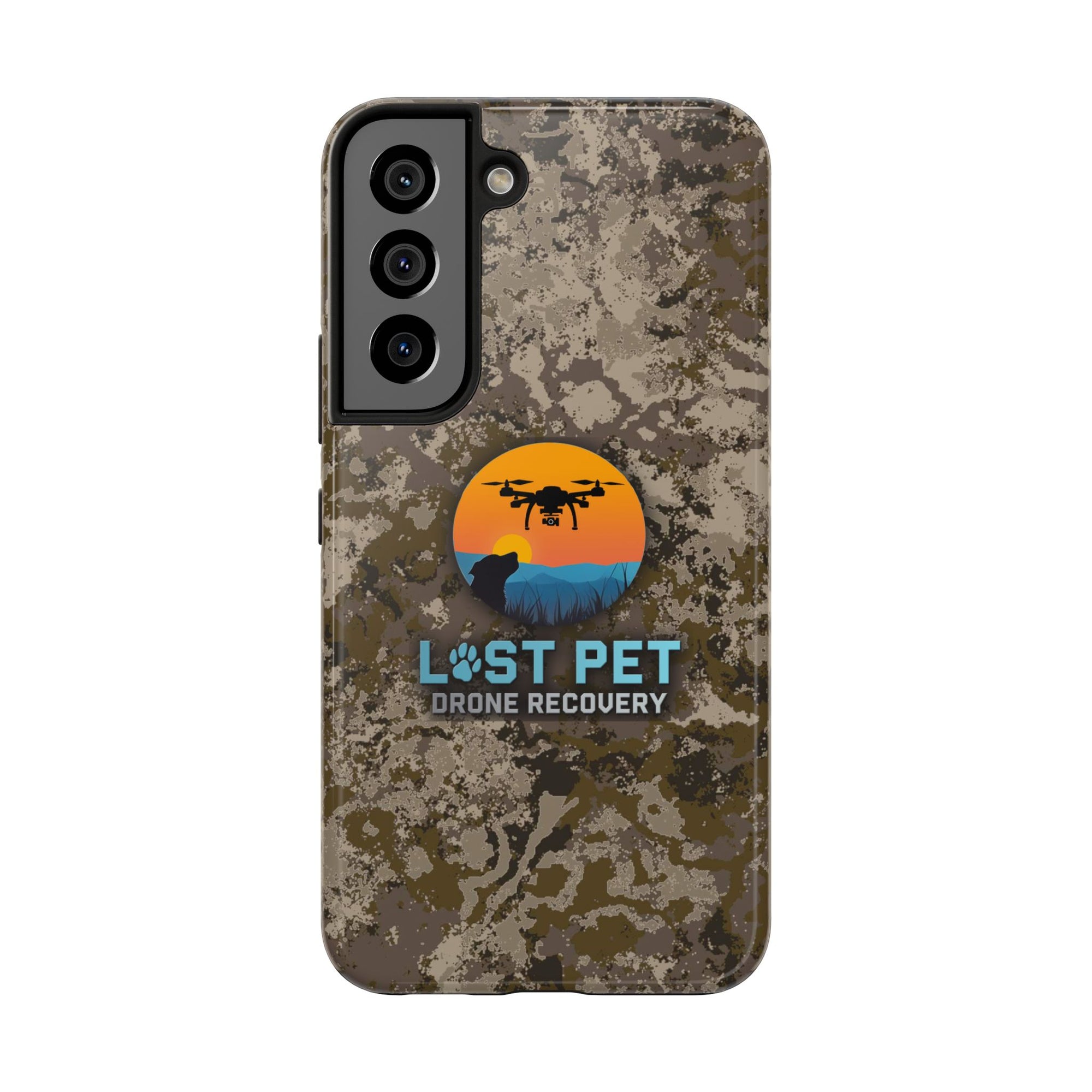 Lost Pet Drone Recovery Phone Case - Camo