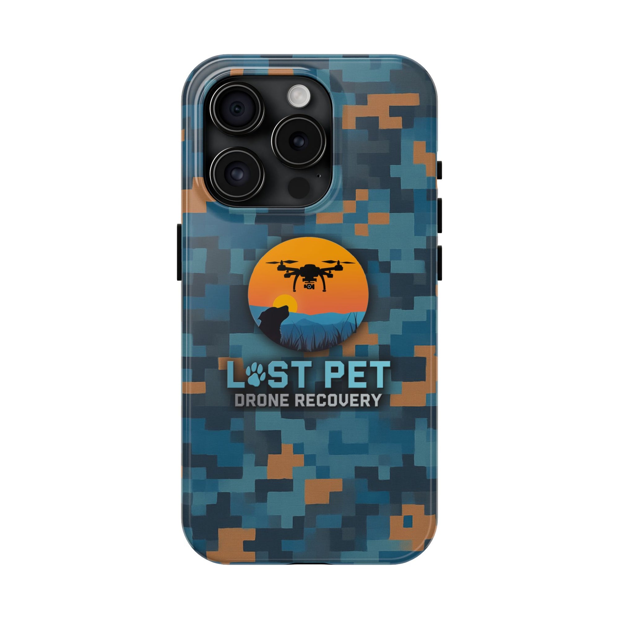 Lost Pet Drone Recovery Phone Case - *Signature LPDR Brand Camo*
