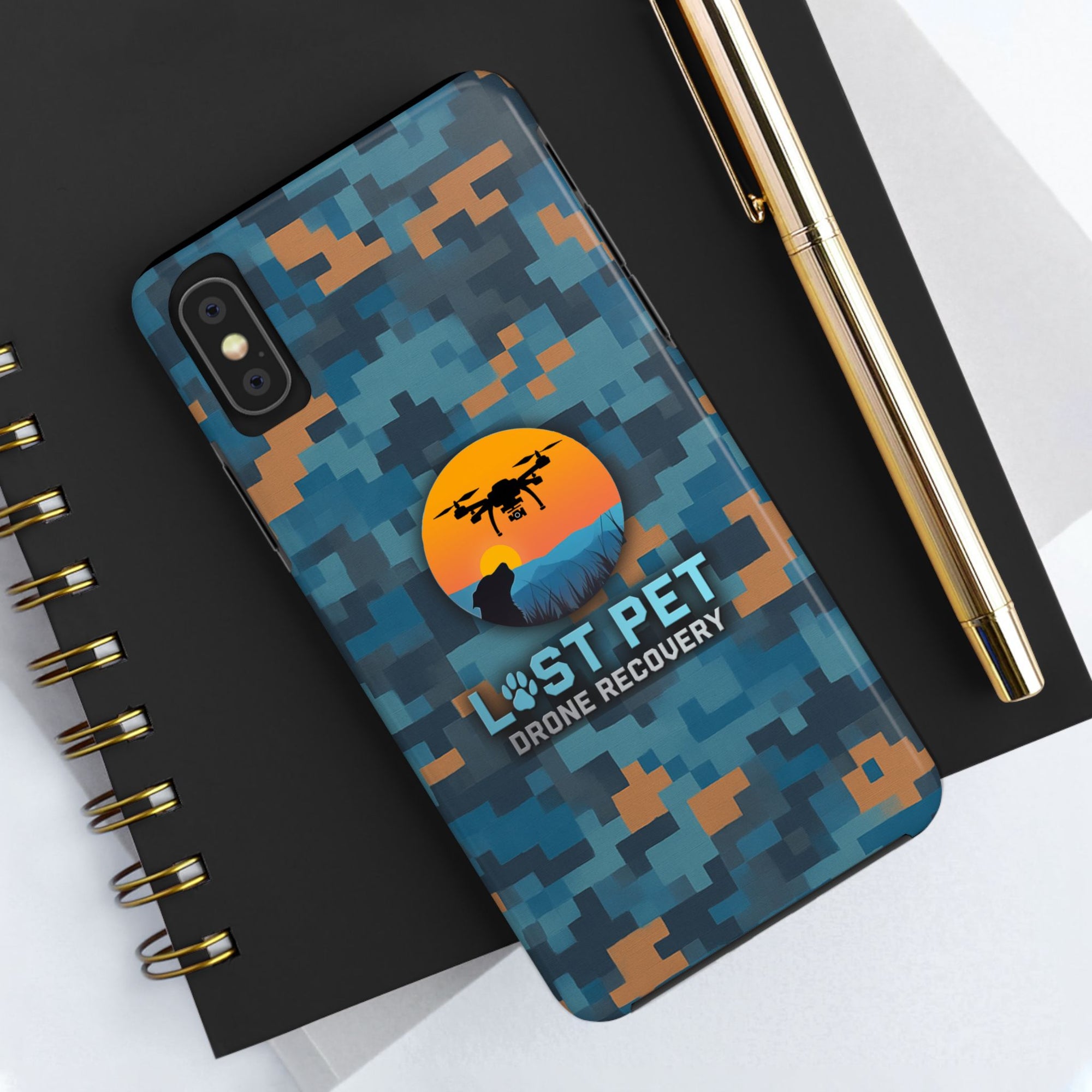 Lost Pet Drone Recovery Phone Case - *Signature LPDR Brand Camo*