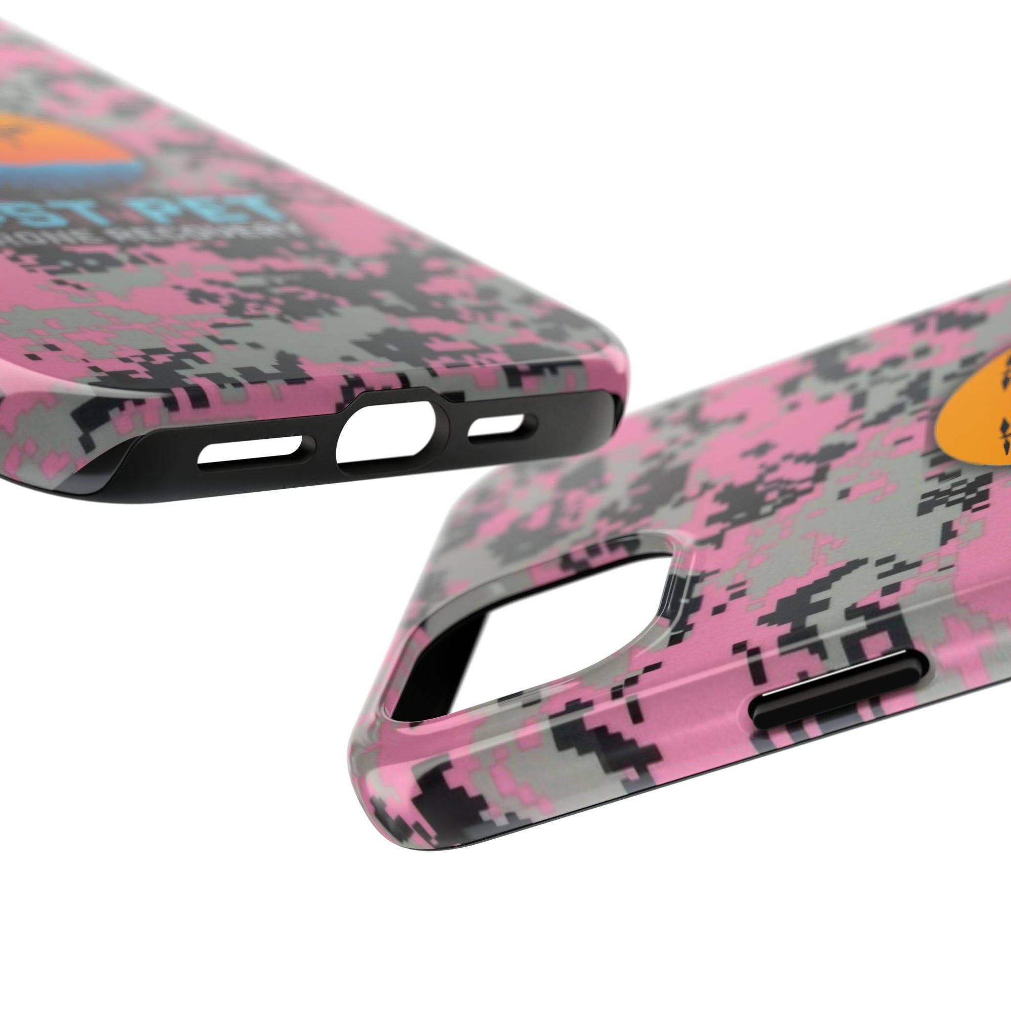 Lost Pet Drone Recovery Phone Case - Pink Camo