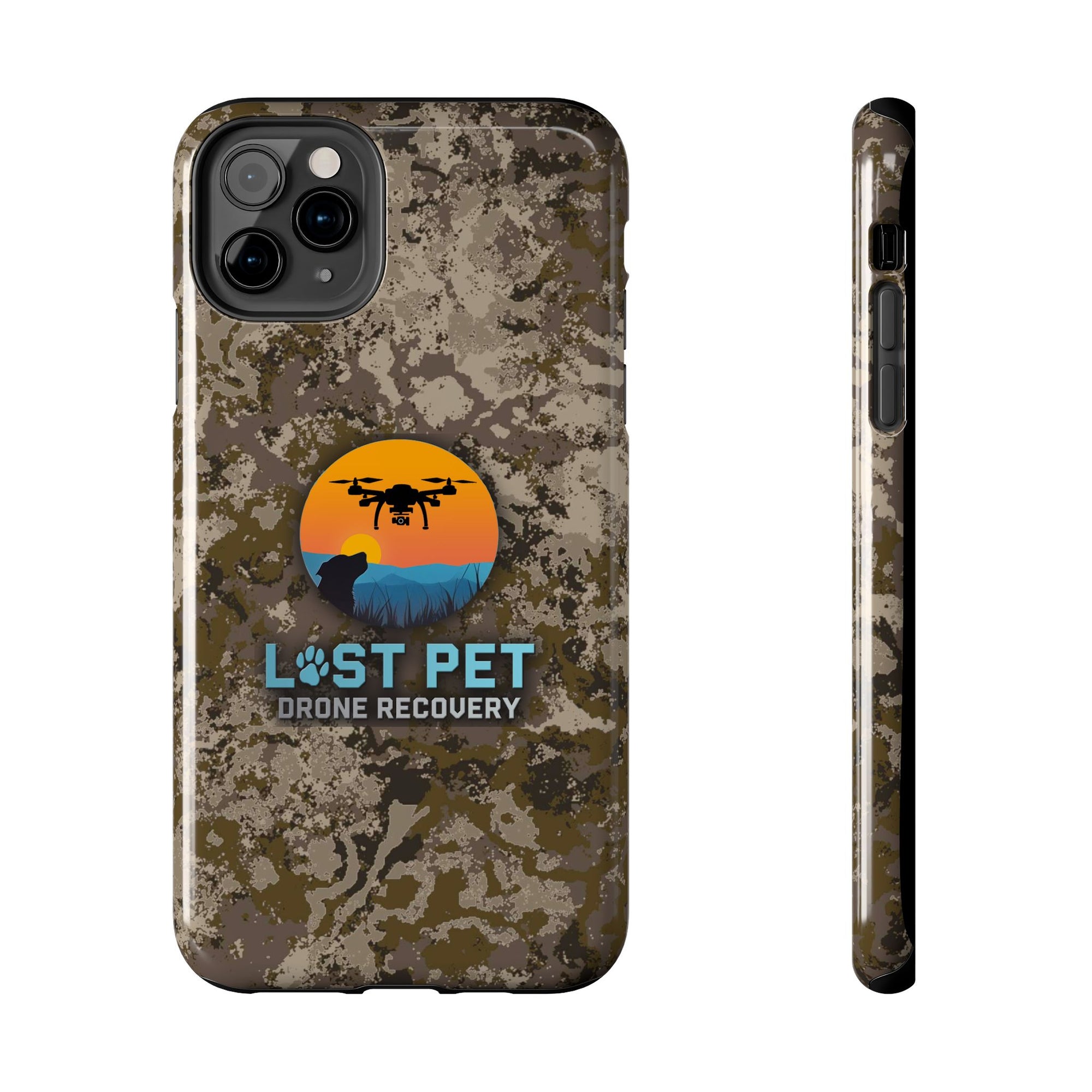 Lost Pet Drone Recovery Phone Case - Camo