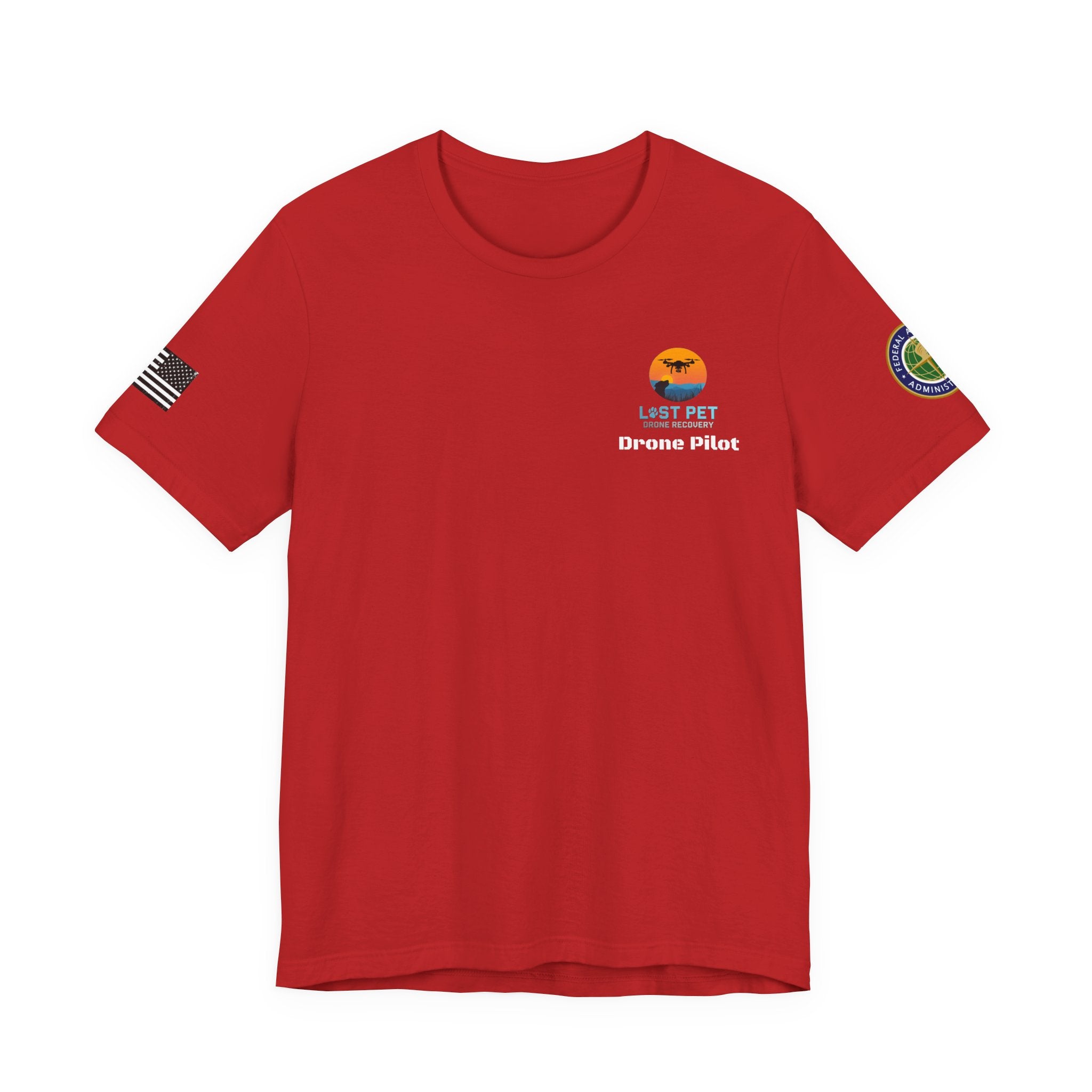 Custom FAA Drone Pilot Tee - LPDR