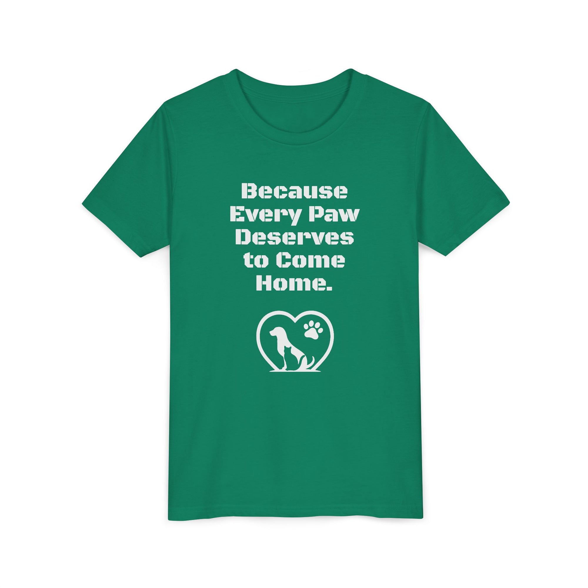 LPDR Youth Tee - Every Paw Deserves to Come Home