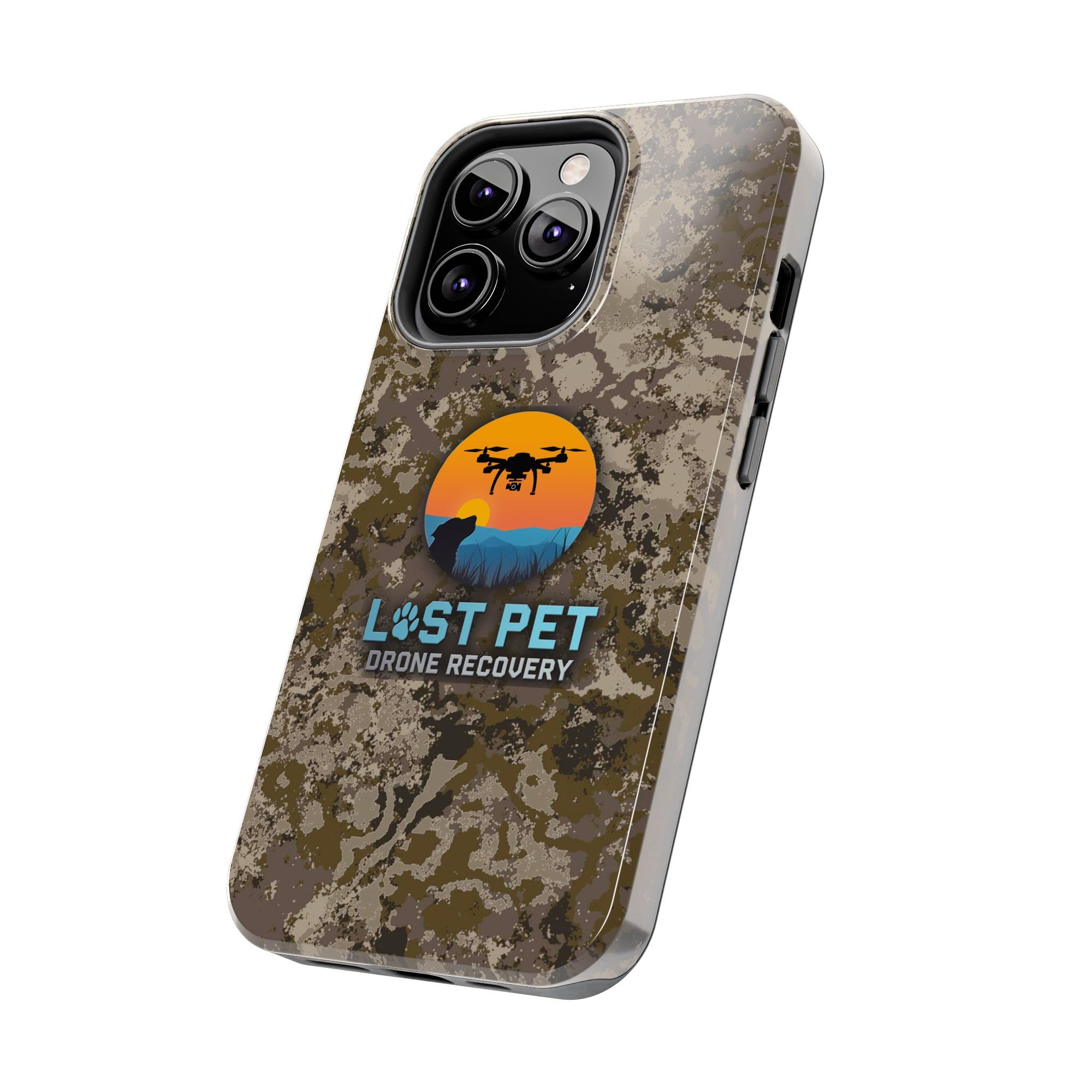 Lost Pet Drone Recovery Phone Case - Camo