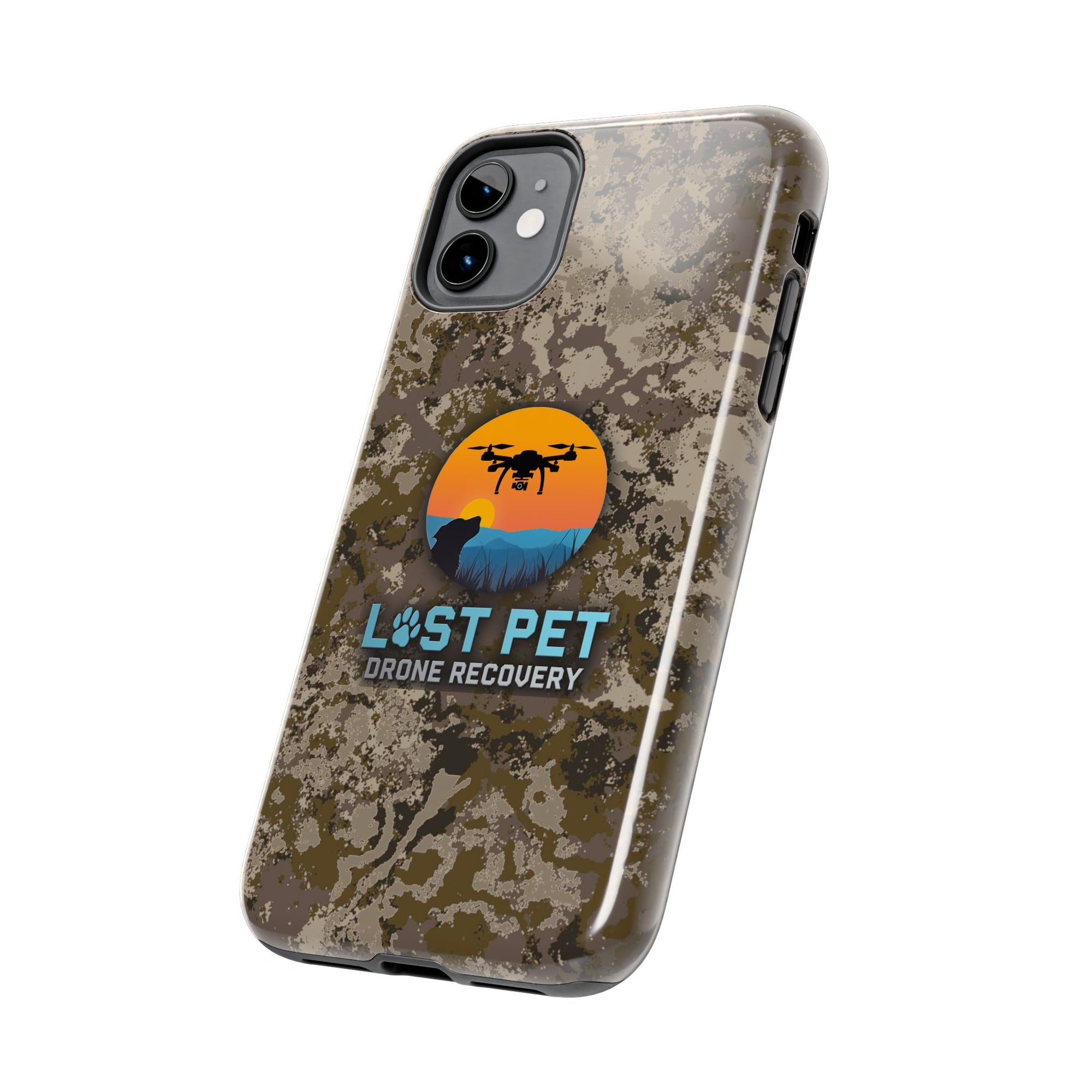 Lost Pet Drone Recovery Phone Case - Camo