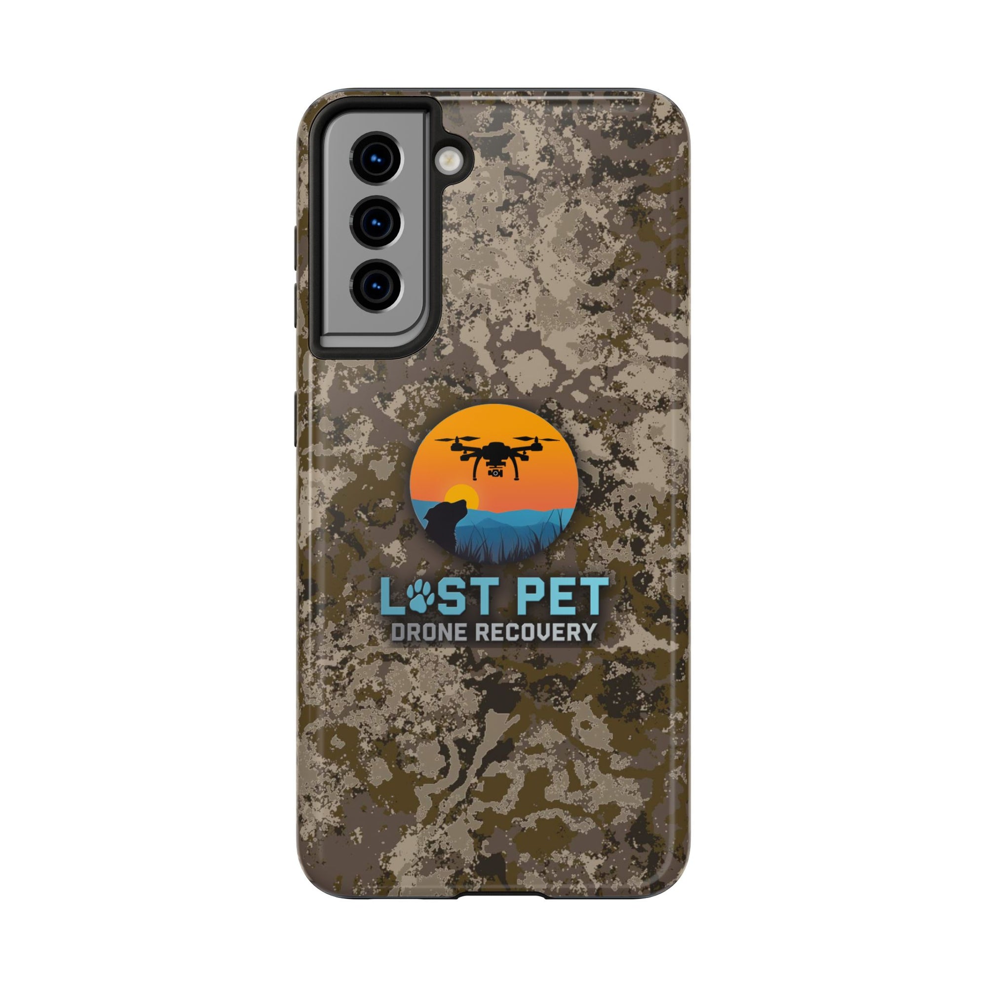 Lost Pet Drone Recovery Phone Case - Camo