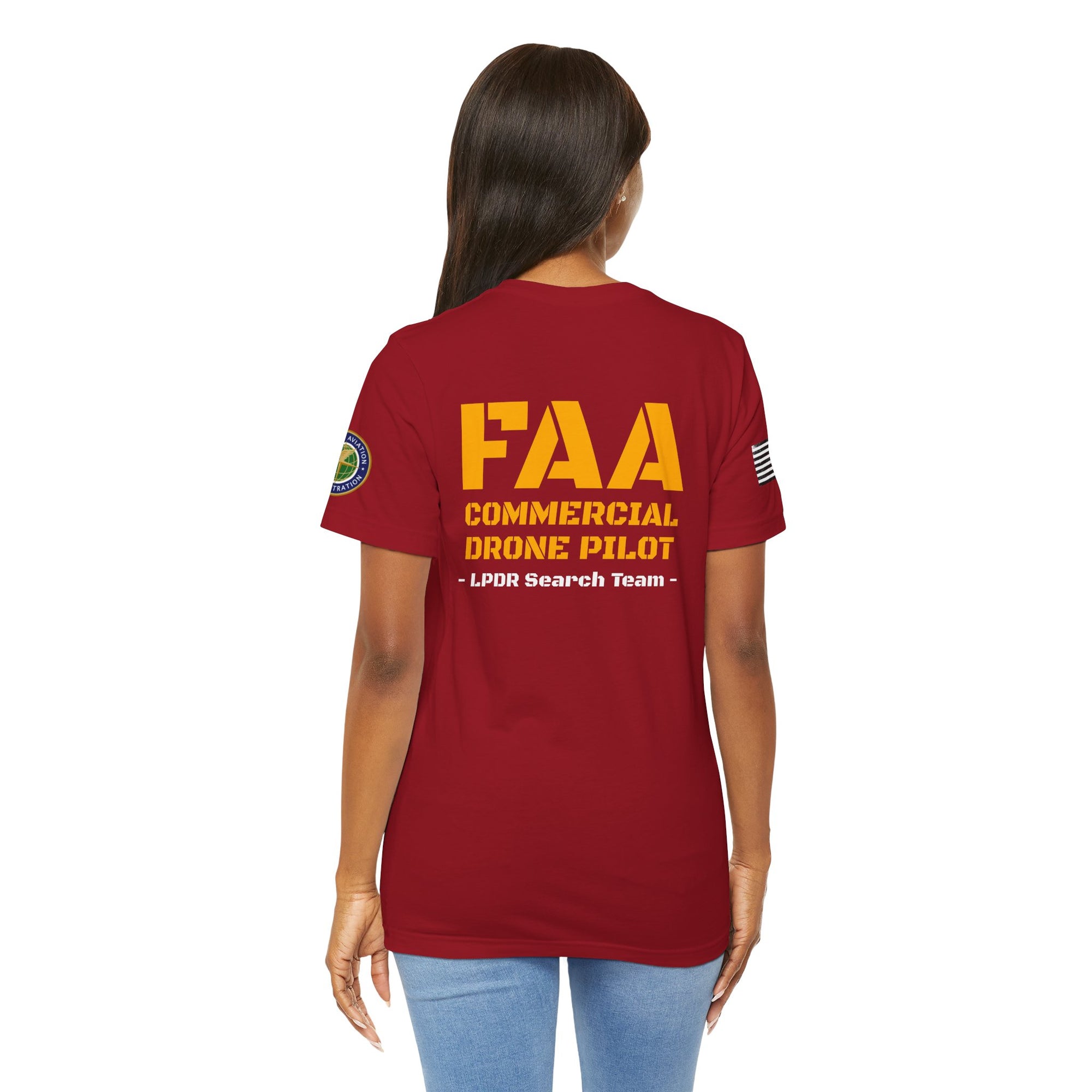 Custom FAA Drone Pilot Tee - LPDR