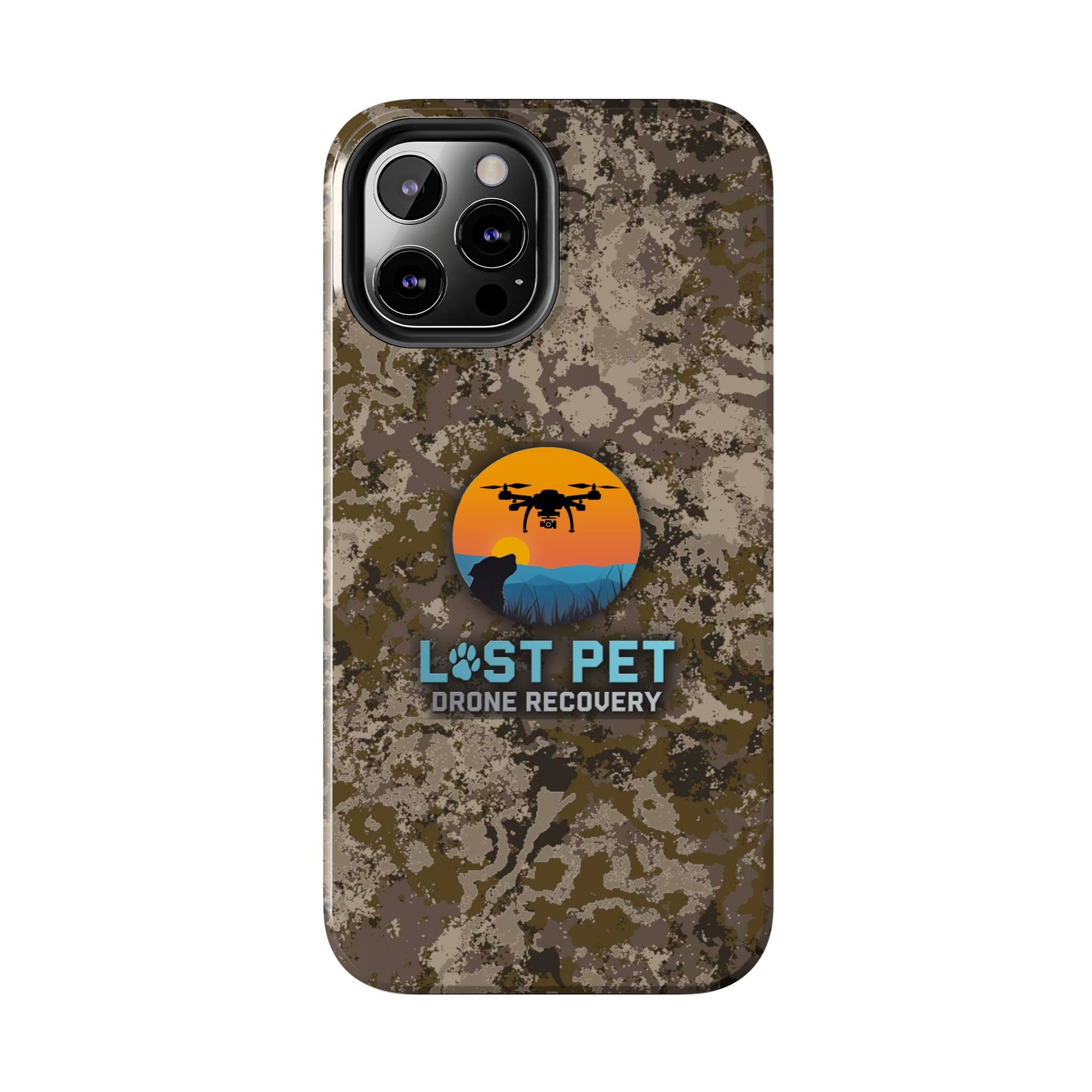 Lost Pet Drone Recovery Phone Case - Camo