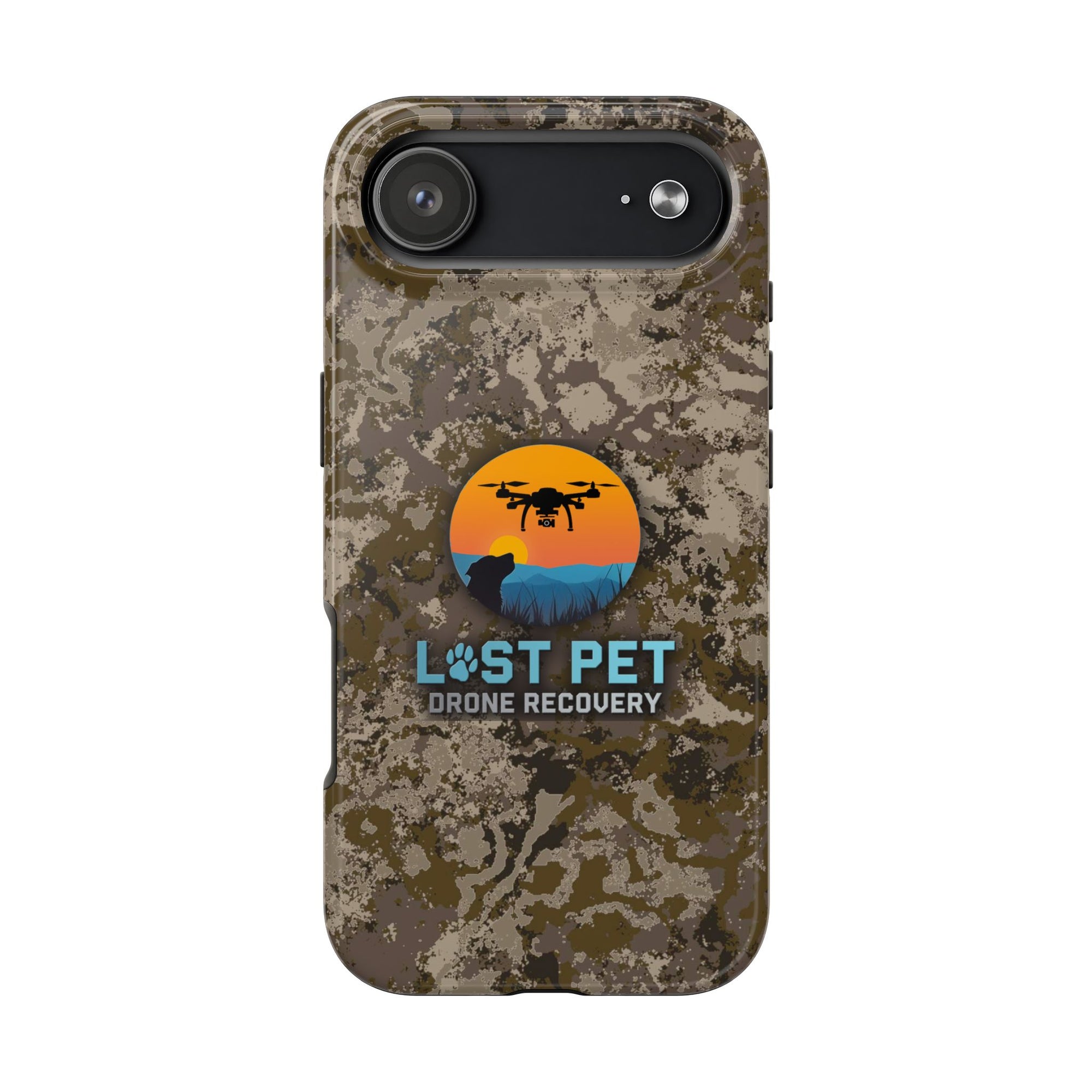 Lost Pet Drone Recovery Phone Case - Camo