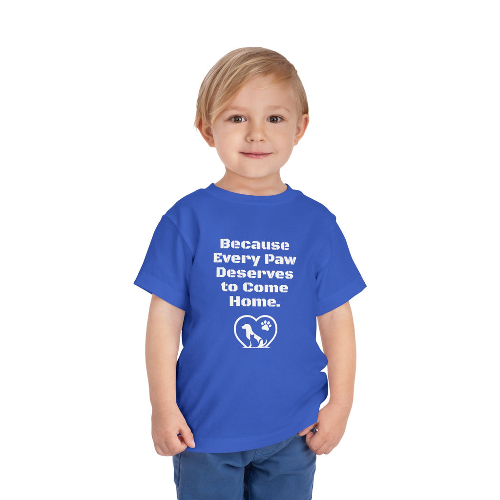 LPDR Toddler Tee - Every Paw Deserves to Come Home