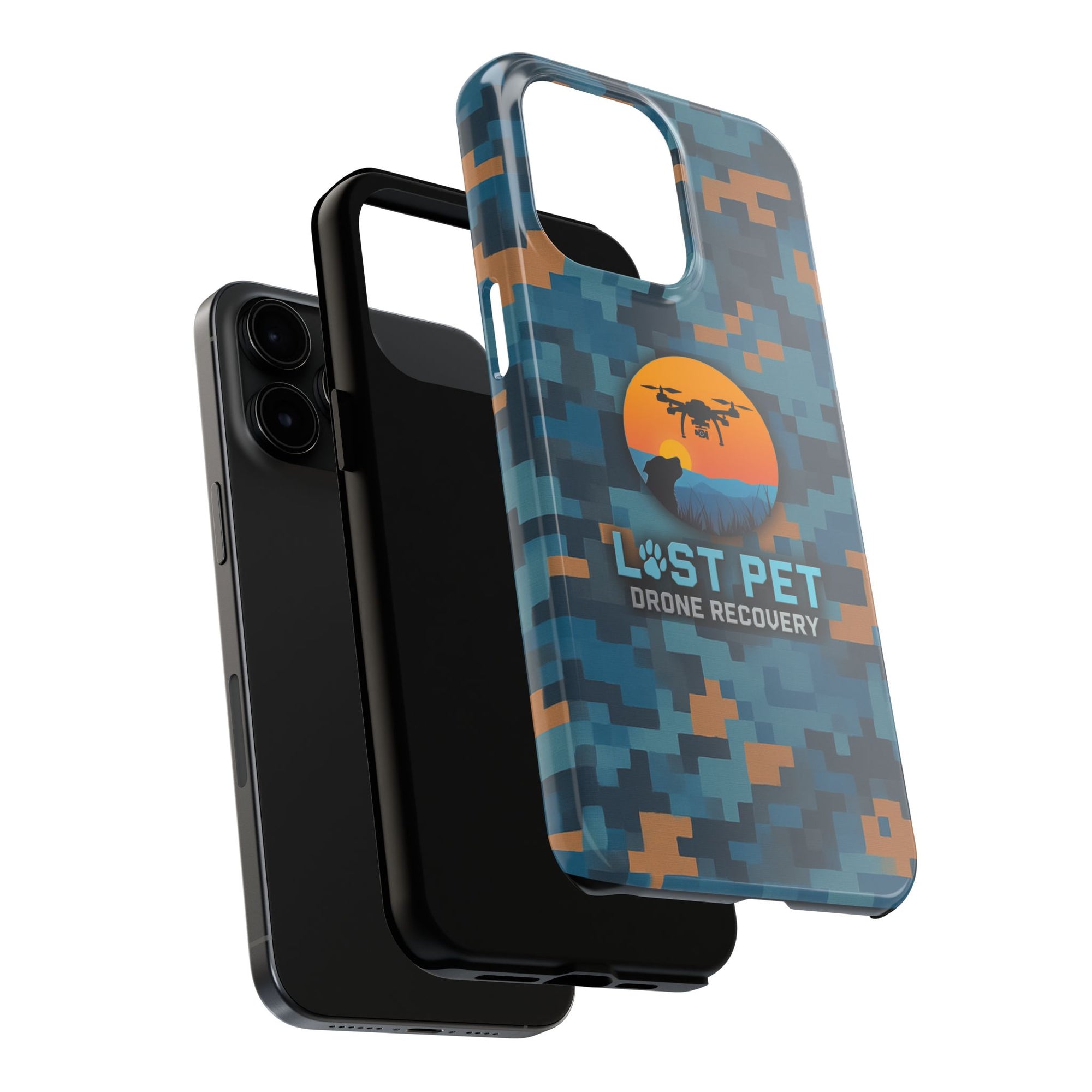 Lost Pet Drone Recovery Phone Case - *Signature LPDR Brand Camo*