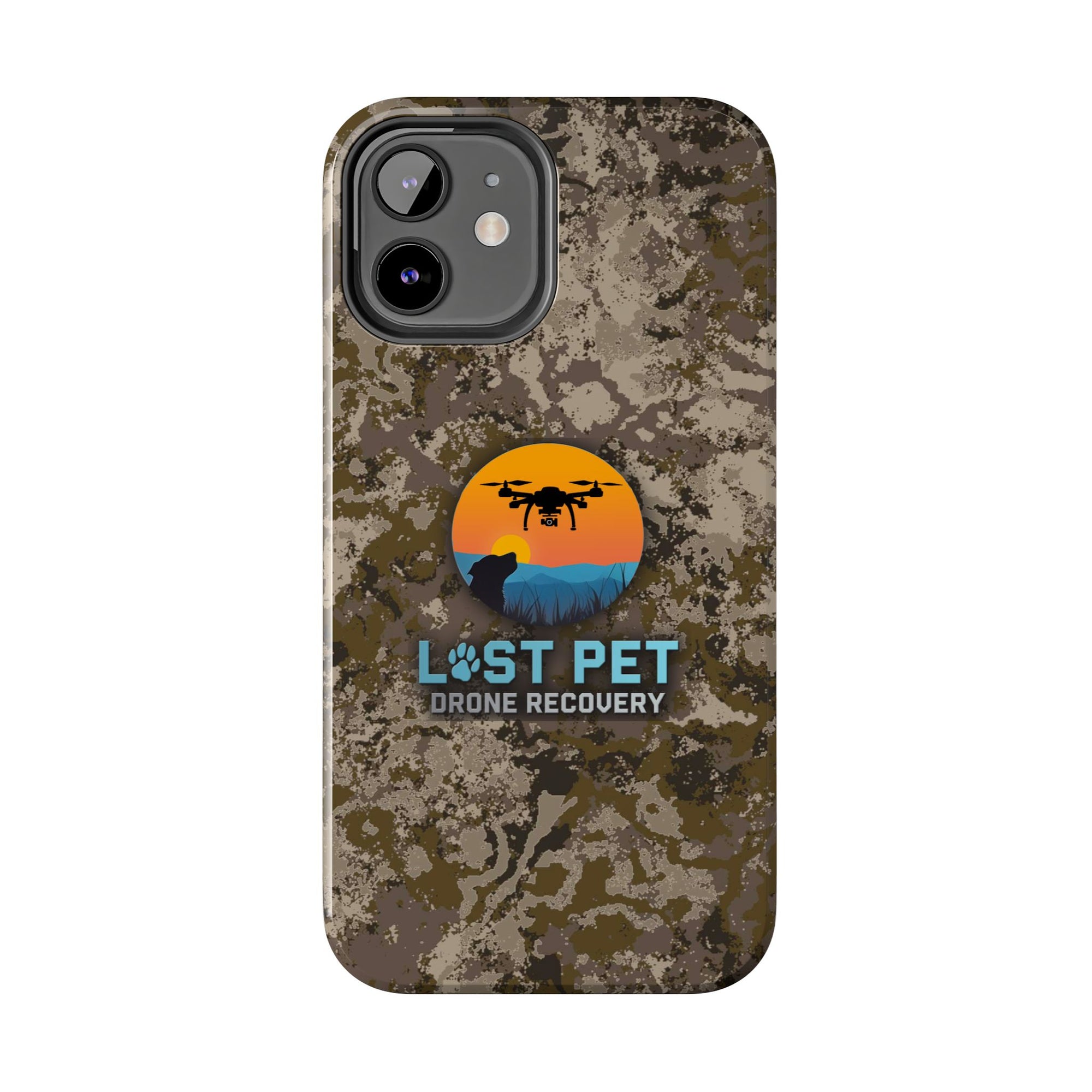 Lost Pet Drone Recovery Phone Case - Camo