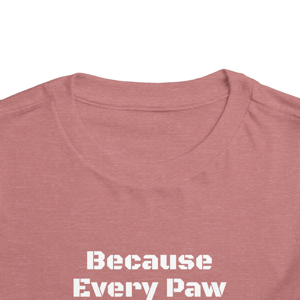 LPDR Toddler Tee - Every Paw Deserves to Come Home
