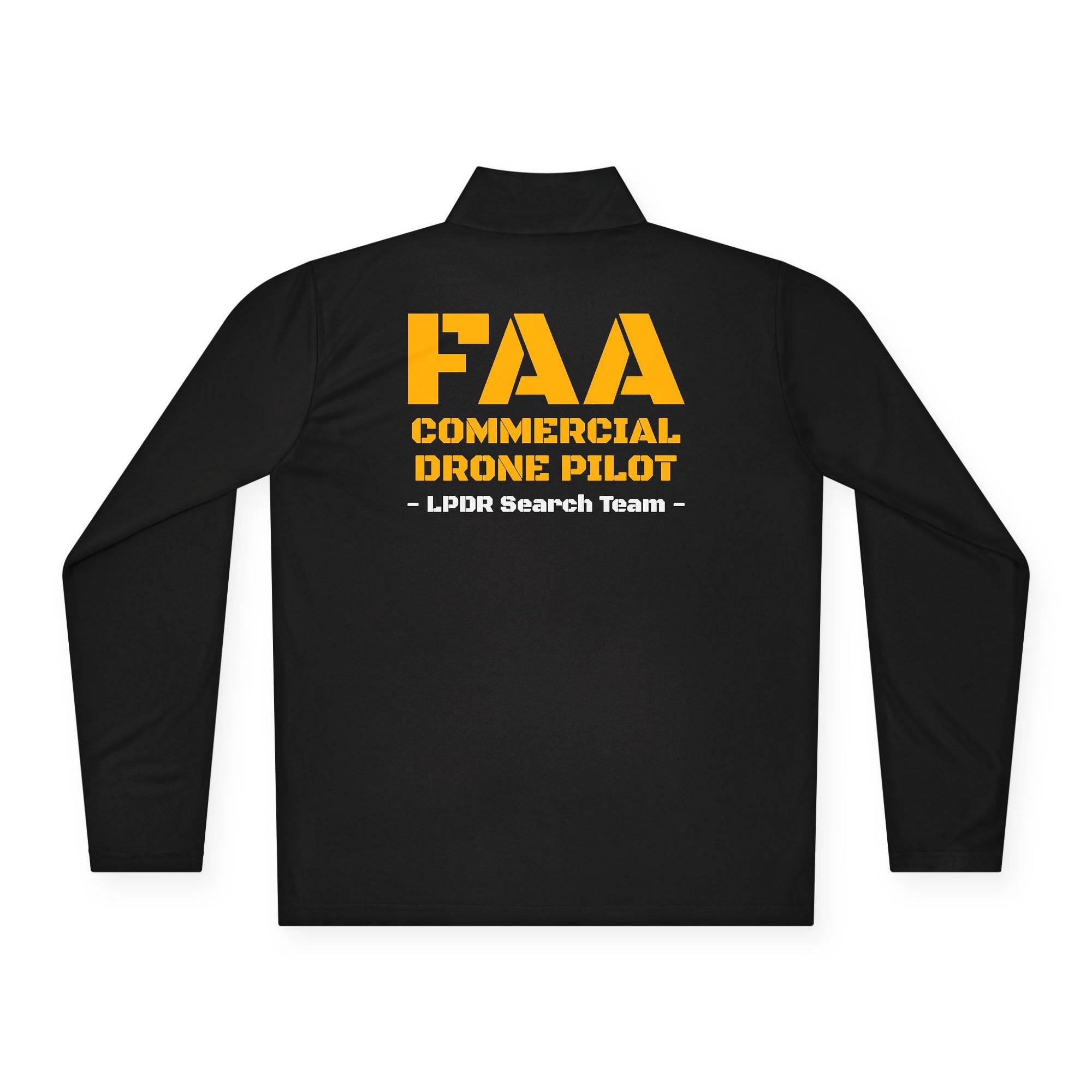 Drone Pilot Quarter-Zip Pullover - FAA LPDR Design