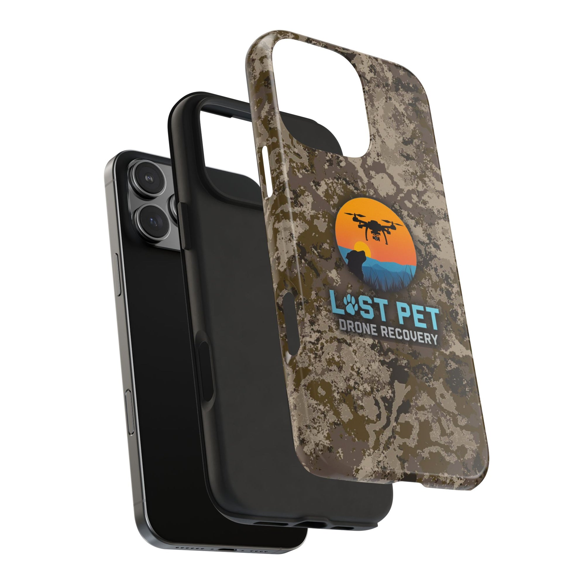 Lost Pet Drone Recovery Phone Case - Camo