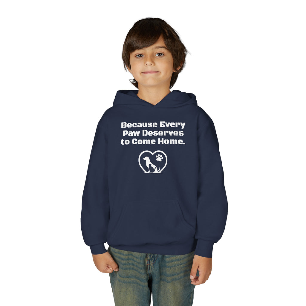 LPDR Hoodie for Youth – Because Every Paw Deserves to Come Home!