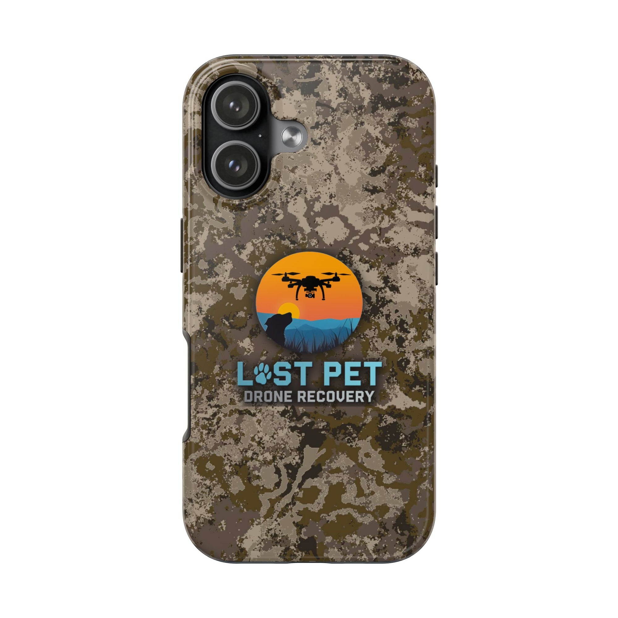 Lost Pet Drone Recovery Phone Case - Camo