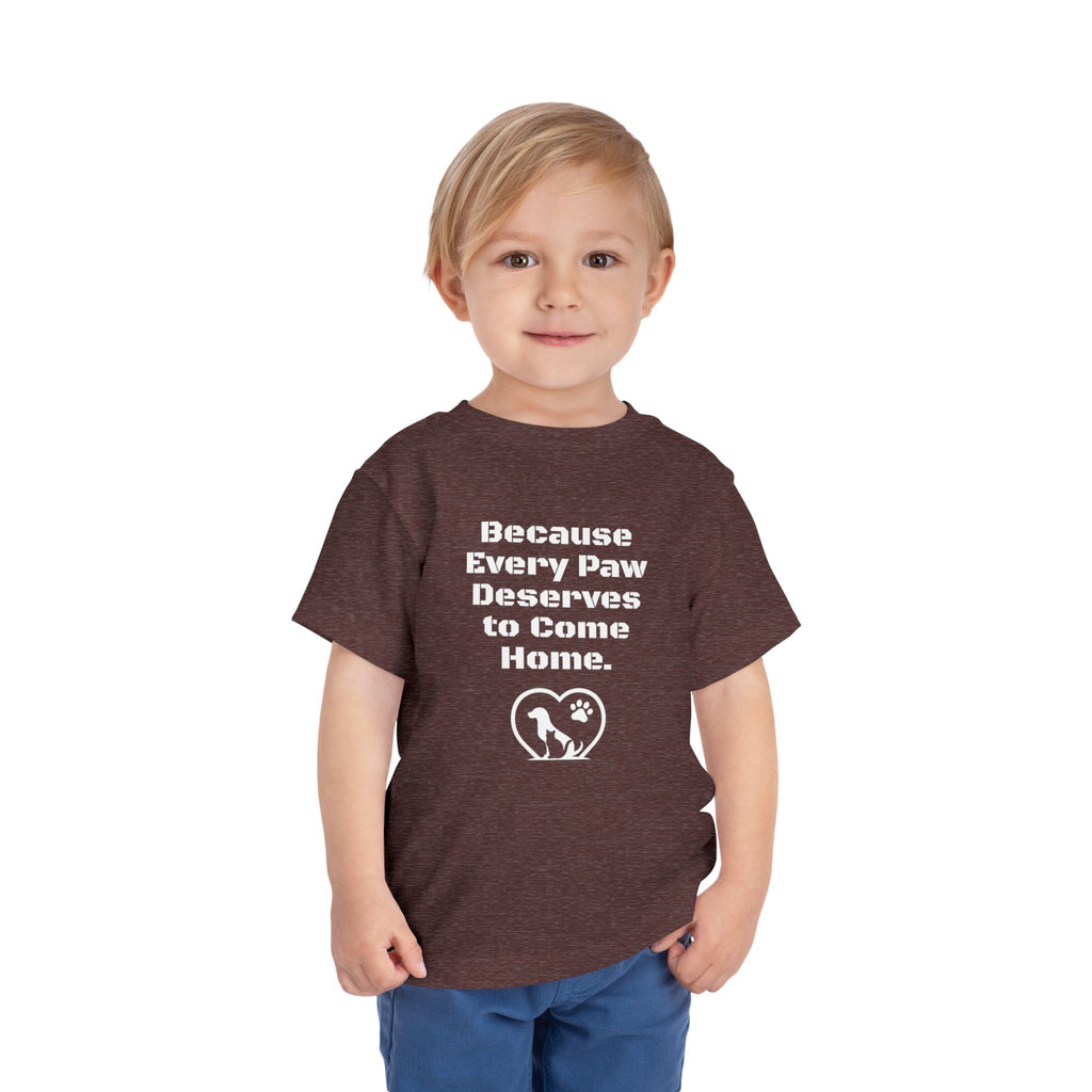 LPDR Toddler Tee - Every Paw Deserves to Come Home