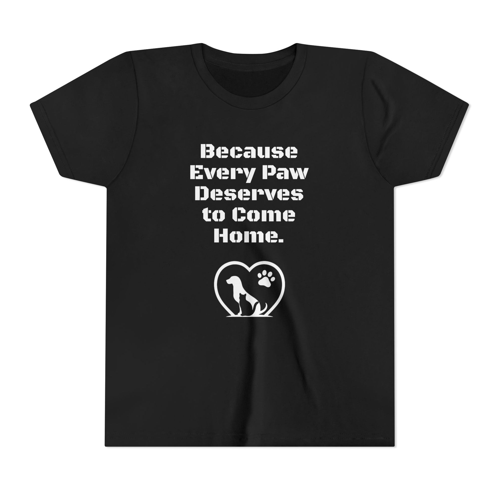 LPDR Youth Tee - Every Paw Deserves to Come Home