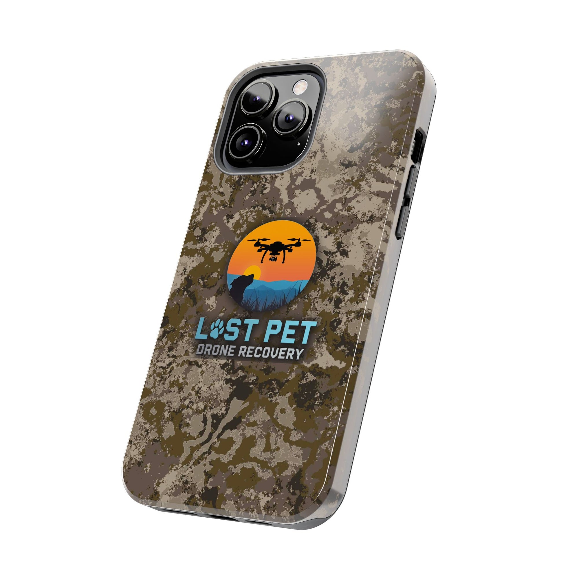 Lost Pet Drone Recovery Phone Case - Camo