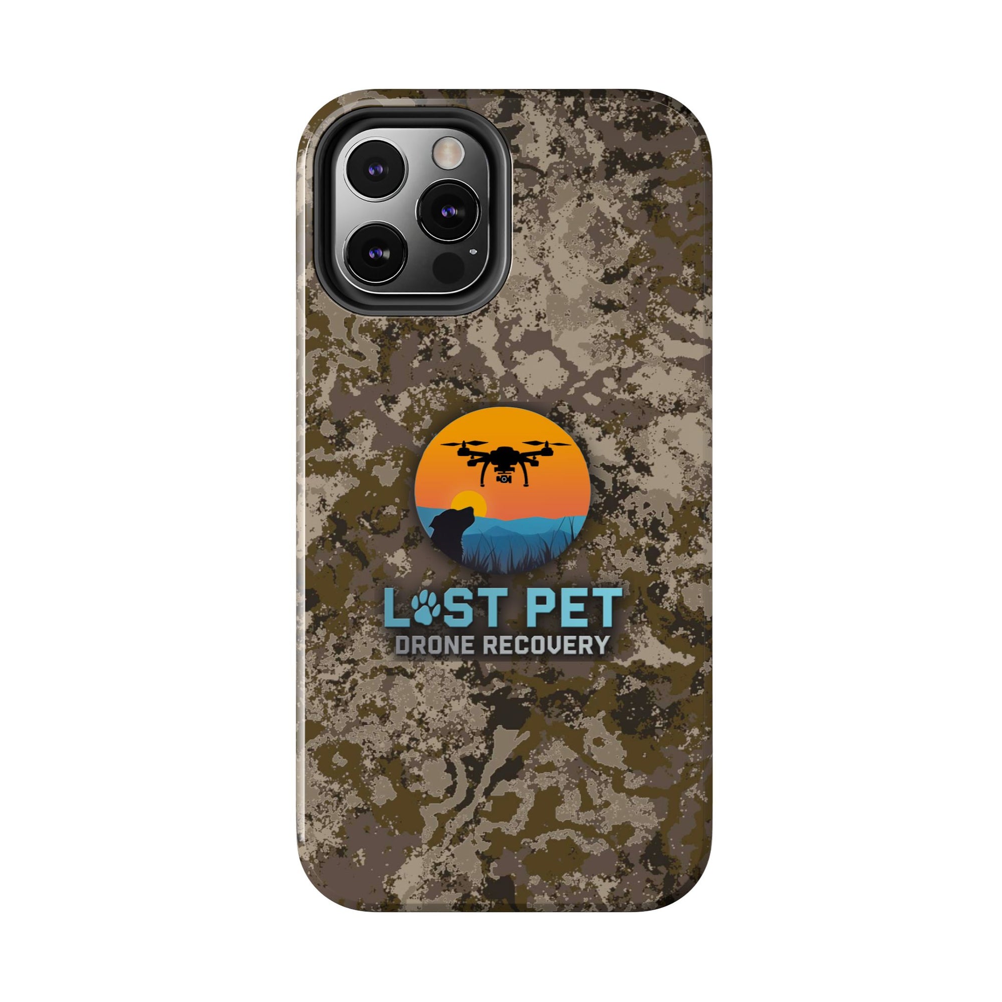 Lost Pet Drone Recovery Phone Case - Camo