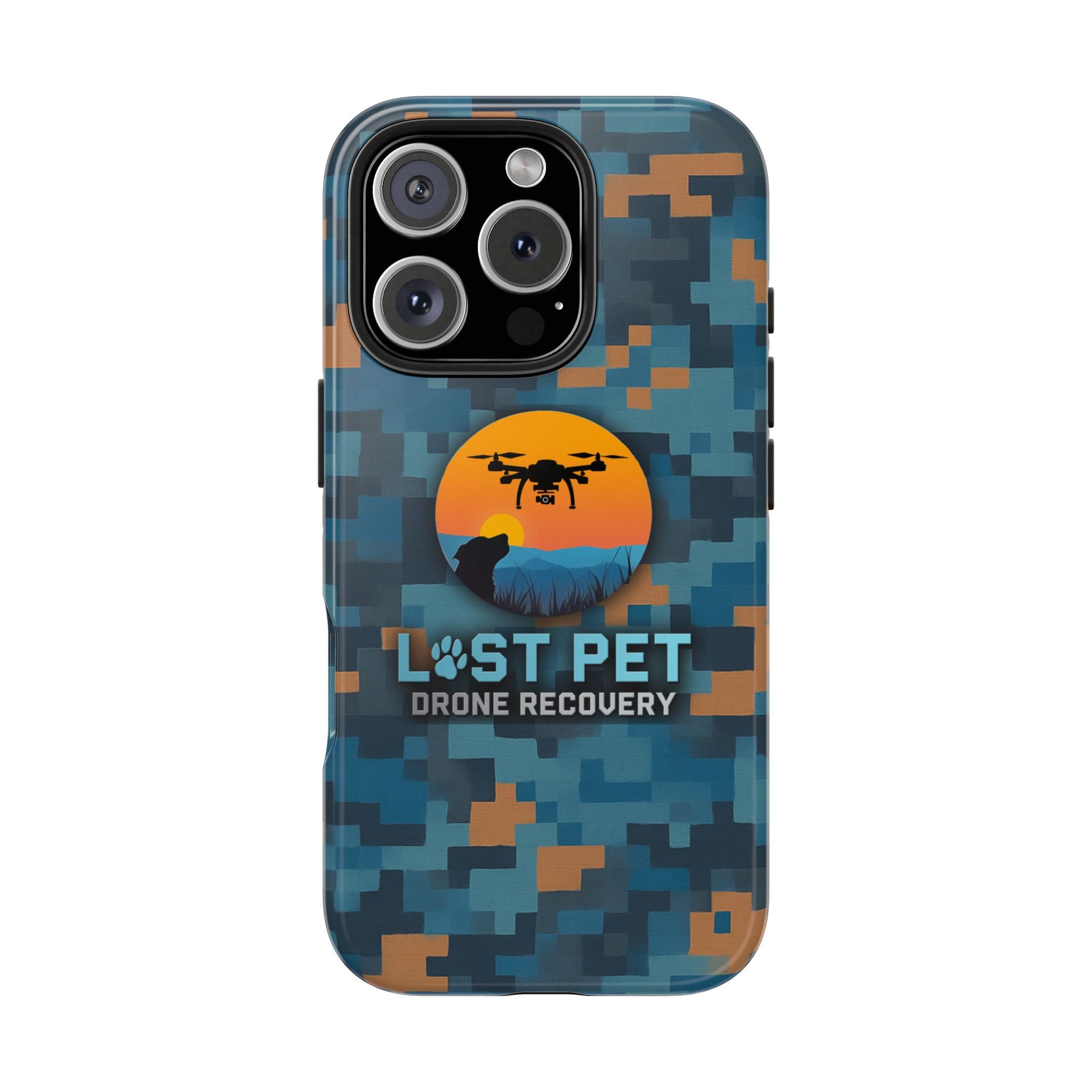 Lost Pet Drone Recovery Phone Case - *Signature LPDR Brand Camo*