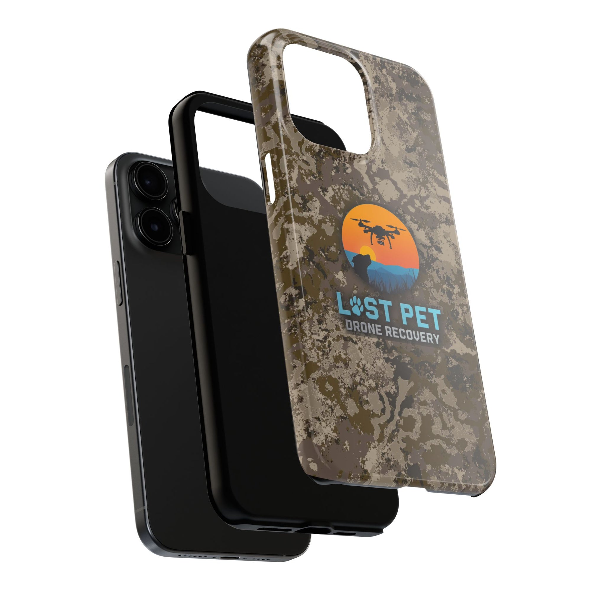Lost Pet Drone Recovery Phone Case - Camo