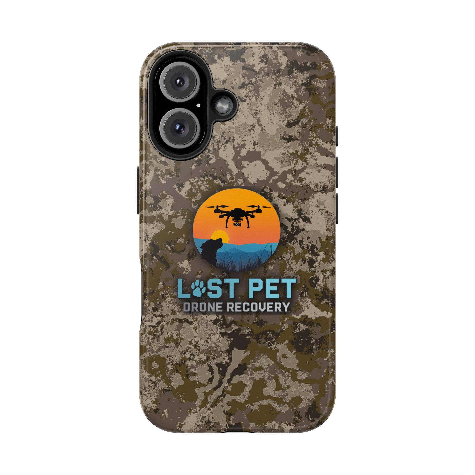 Lost Pet Drone Recovery Phone Case - Camo